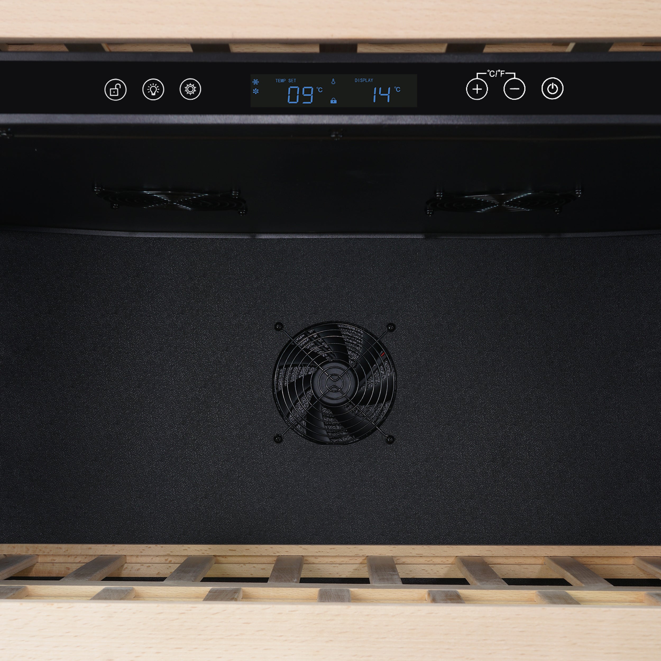 Forno Celano 30-Inch Dual Zone Wine Cooler and Beverage Cooler, 21.3 cu.ft, Stainless Steel - Image 11