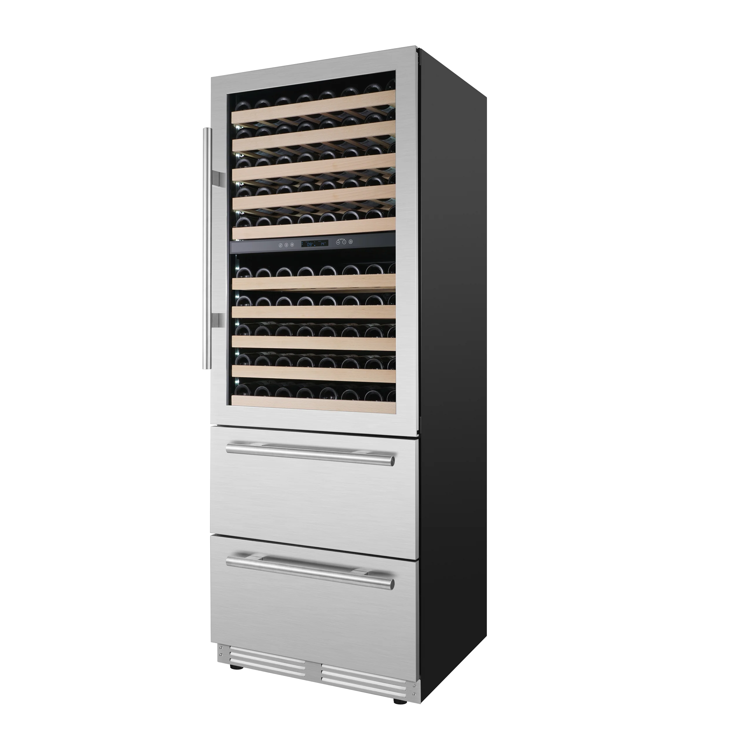 Forno Celano 30-Inch Dual Zone Wine Cooler and Beverage Cooler, 21.3 cu.ft, Stainless Steel - Image 6