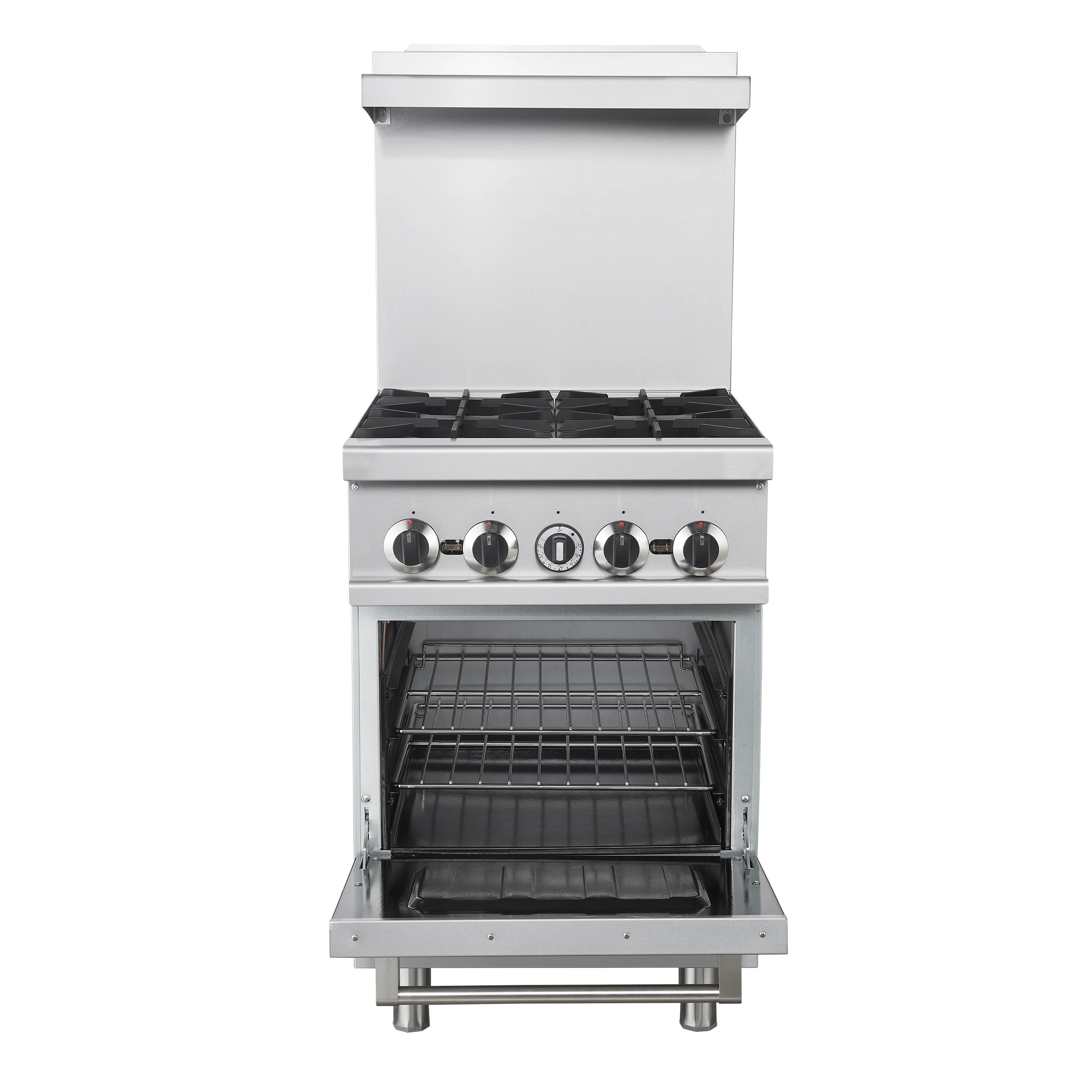 Forno Commerciale 24 Inch Gas Range with 4 Burners - Image 2