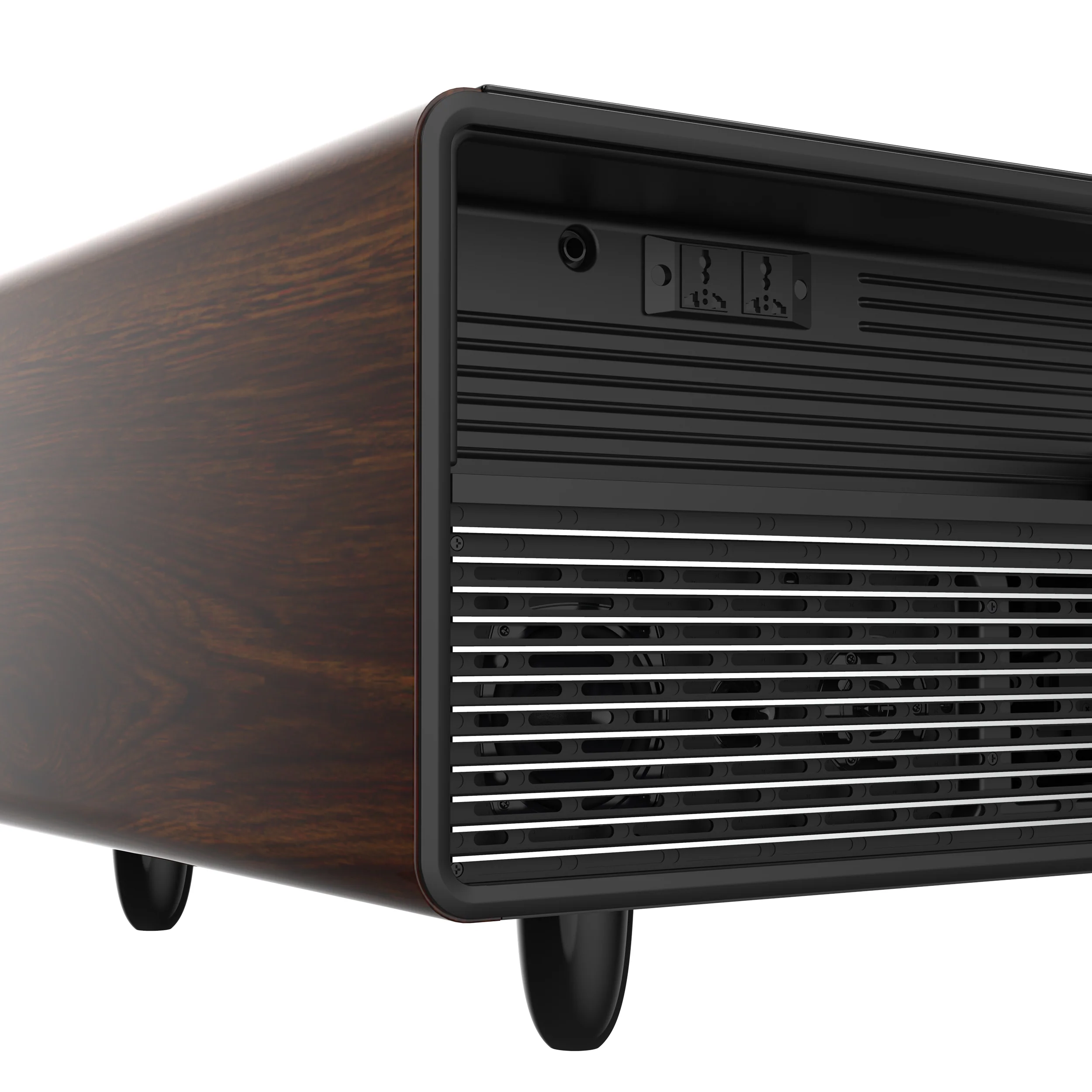 Forno Evoluto Tavolo 51-Inch Smart Coffee Table with Wood-Accent Sides – Dual Cooling Zones, Wireless Charging Pad & Built-In Bluetooth Speakers - Image 9