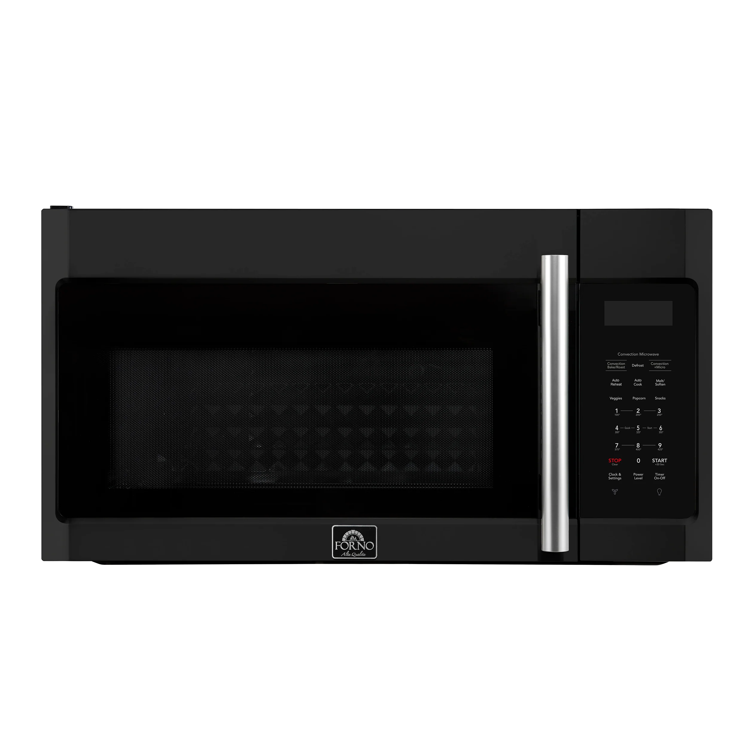 Forno Fornace 30-Inch Over the Range Convection Microwave, Black – 1.5 cu.ft, 300 CFM Vent, Touch Control, LED Light - Image 2