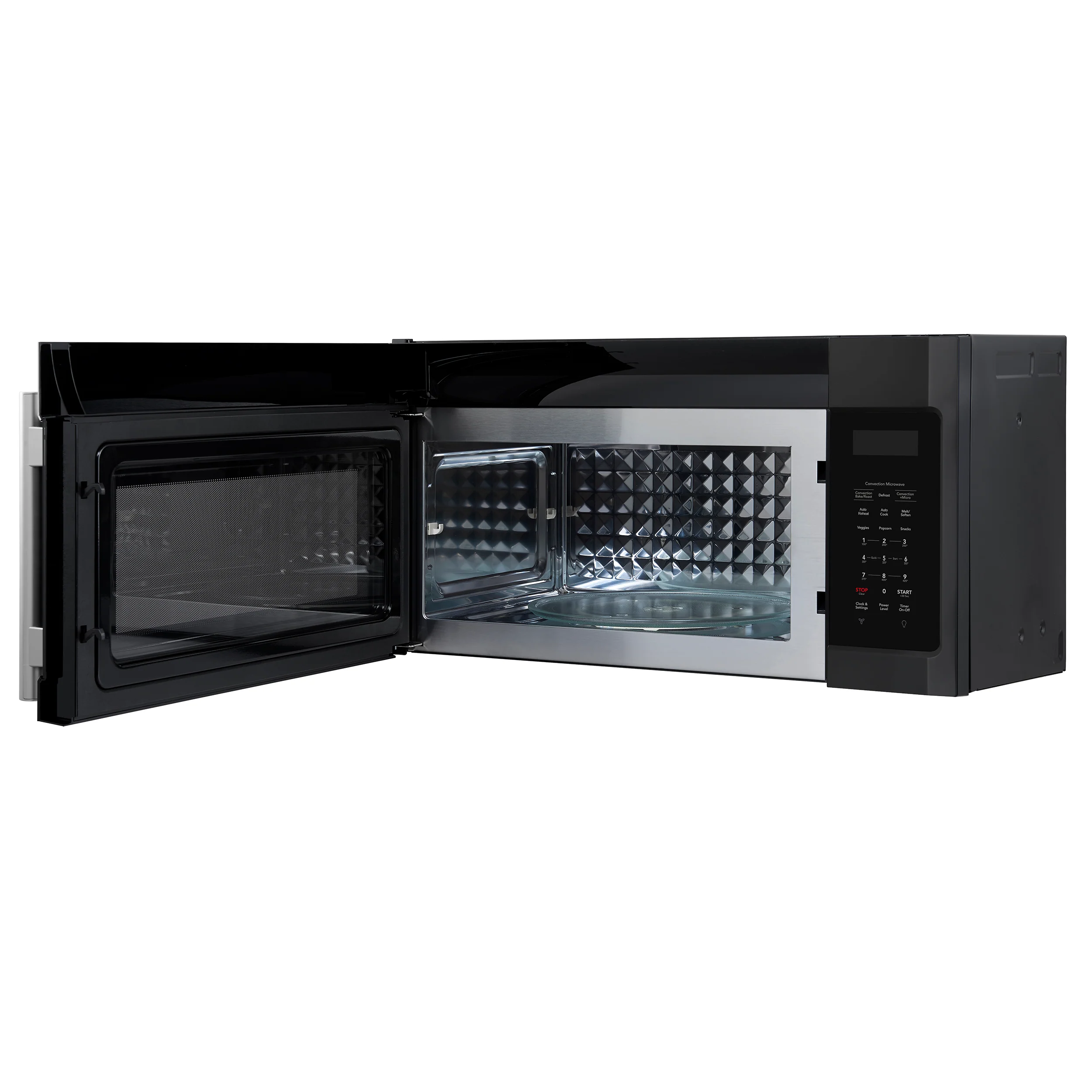 Forno Fornace 30-Inch Over the Range Convection Microwave, Black – 1.5 cu.ft, 300 CFM Vent, Touch Control, LED Light - Image 6