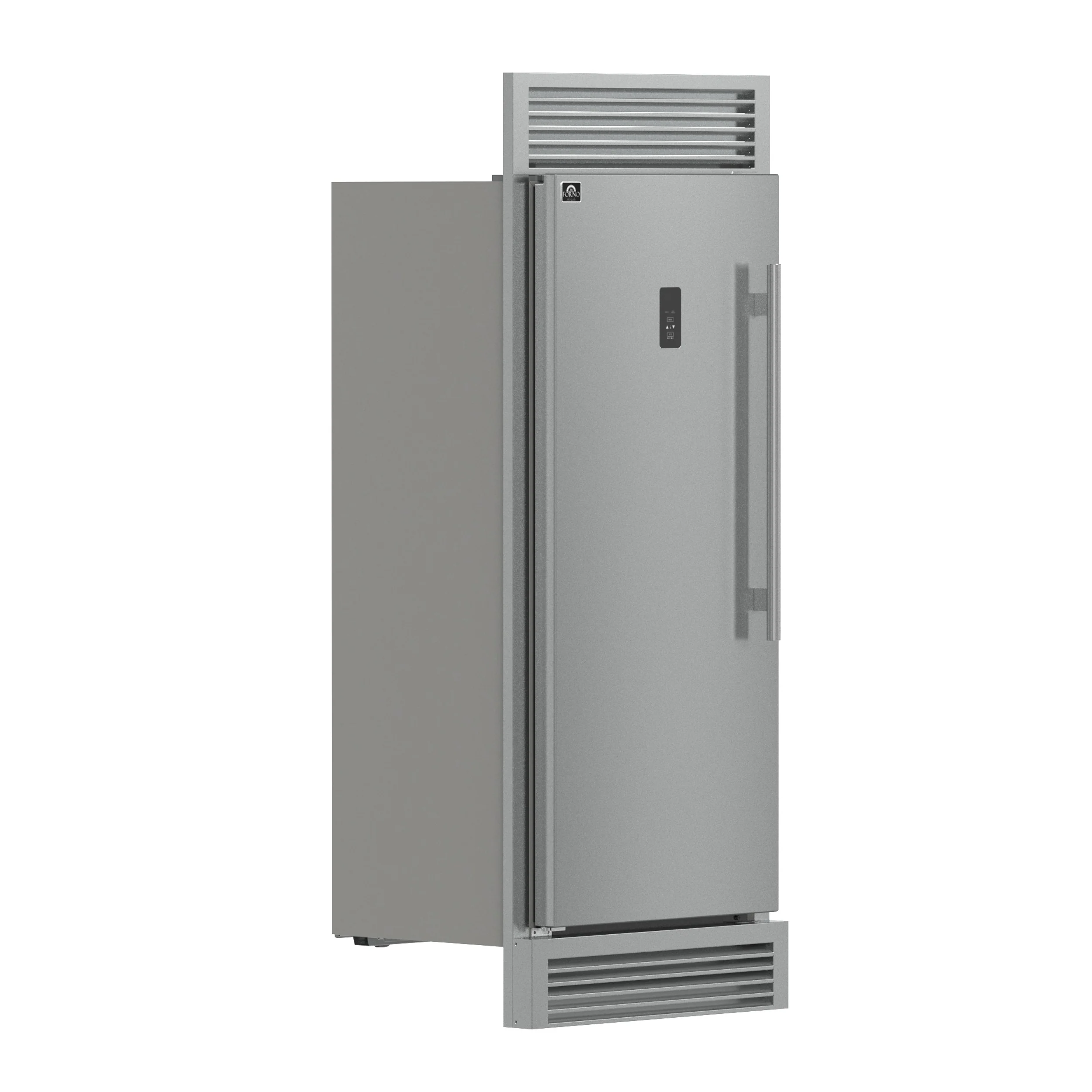 Forno Fortezza 32 Inch Left-Swing Freezer with Standard Trim Grill, Stainless Steel, with Automatic Ice Maker - Image 8