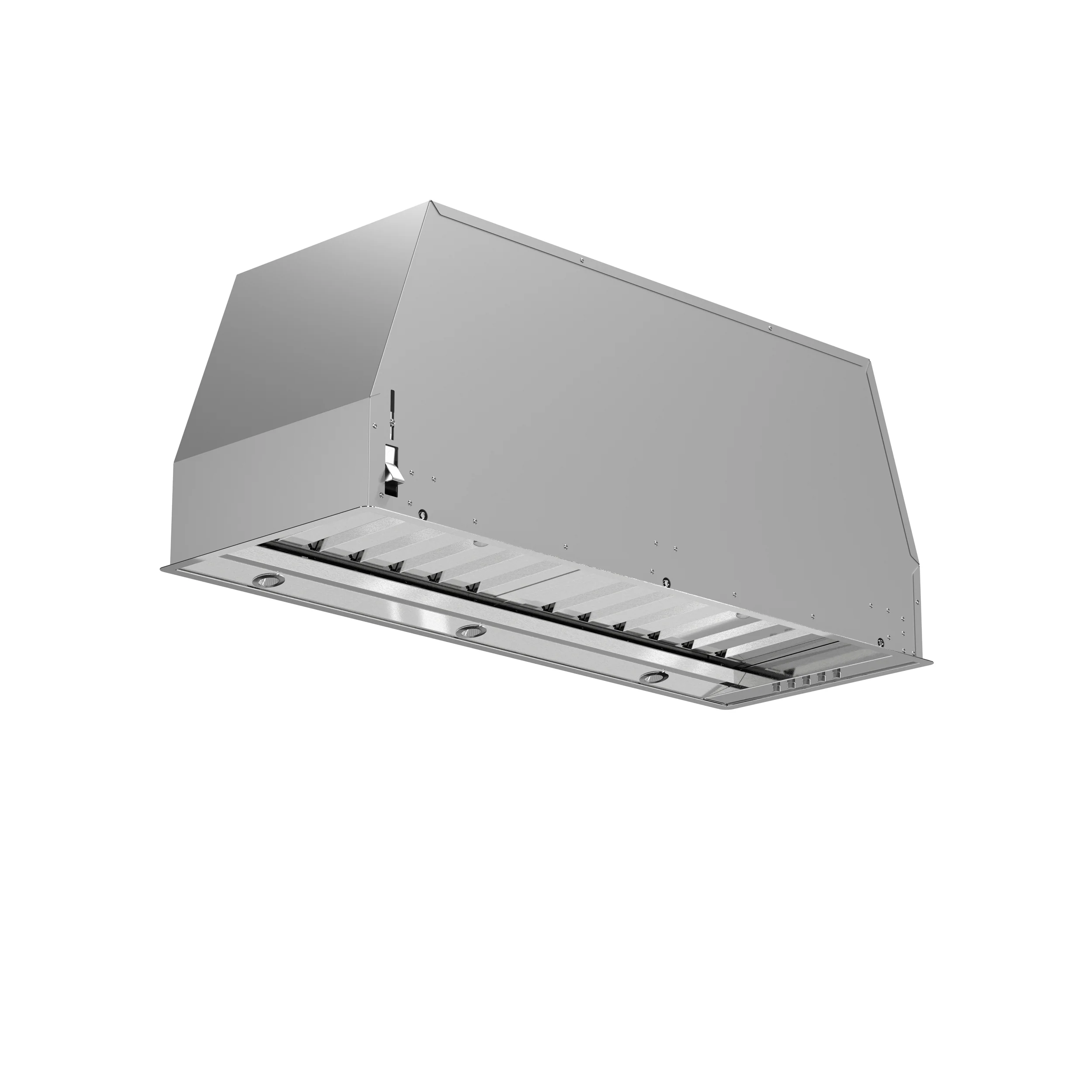 Forno Frassanito 30-Inch Insert Range Hood, 450 CFM, Stainless Steel Baffle Filters, LED Lighting - Image 2