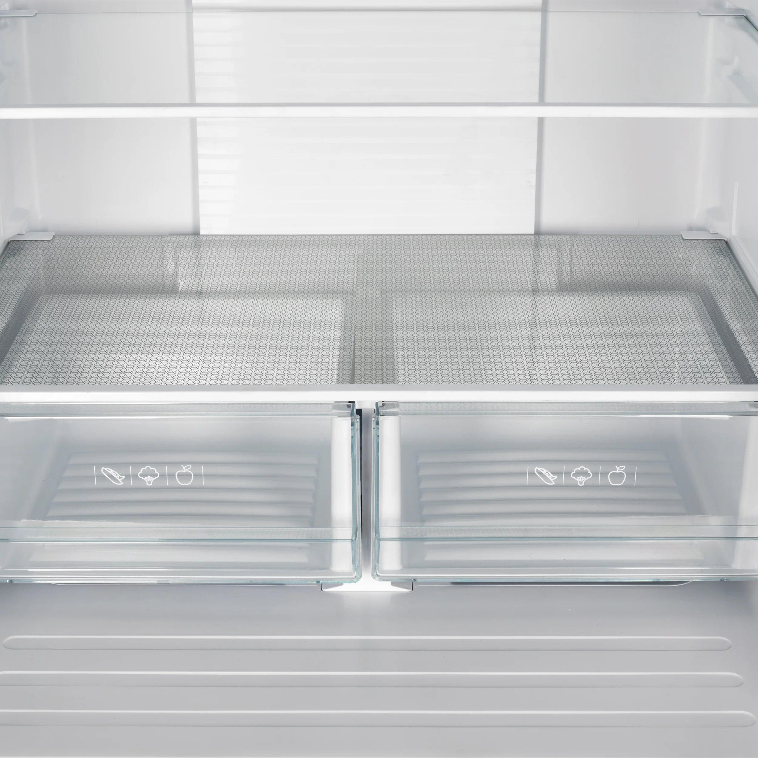 Forno Gallipoli 30-Inch French Door Refrigerator, 17.5 cu.ft Capacity, Decorative Grill, 34-Inch Width, Stainless Steel, No Frost Technology, Energy Efficient - Image 7