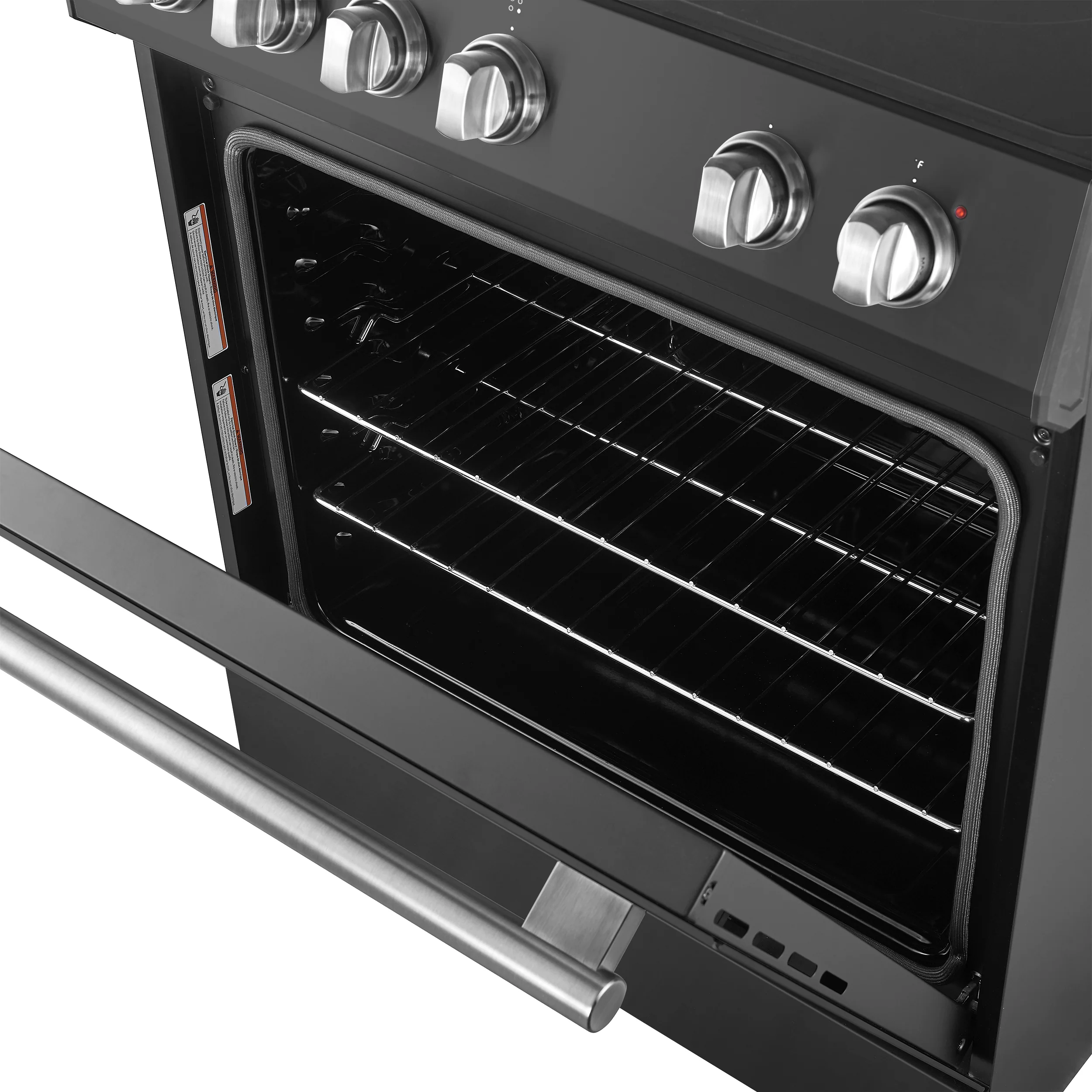 Forno Leonardo Espresso 30-Inch Black Electric Range, True Convection, Energy Efficient - Image 11