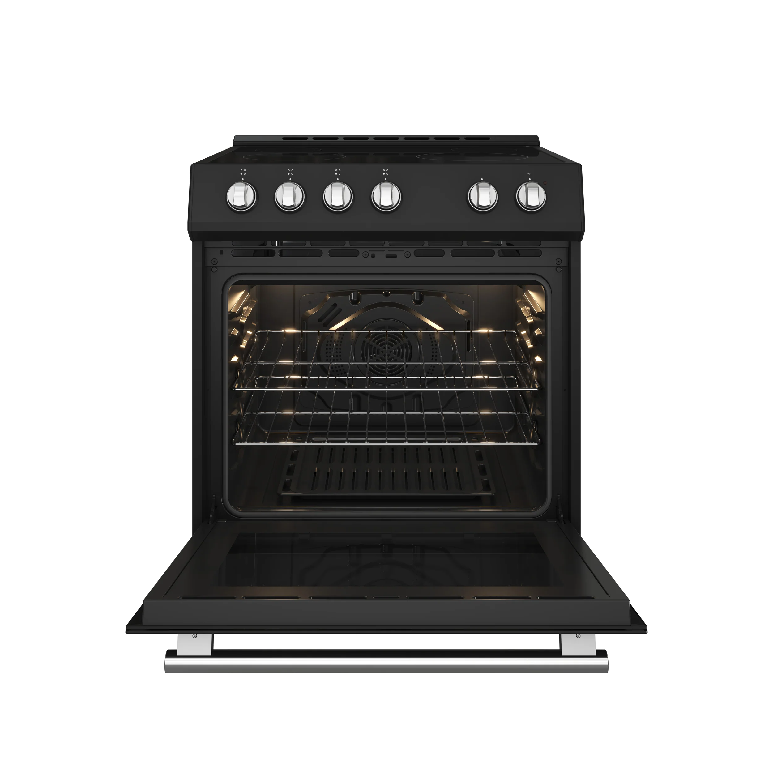 Forno Leonardo Espresso 30-Inch Black Electric Range, True Convection, Energy Efficient - Image 5
