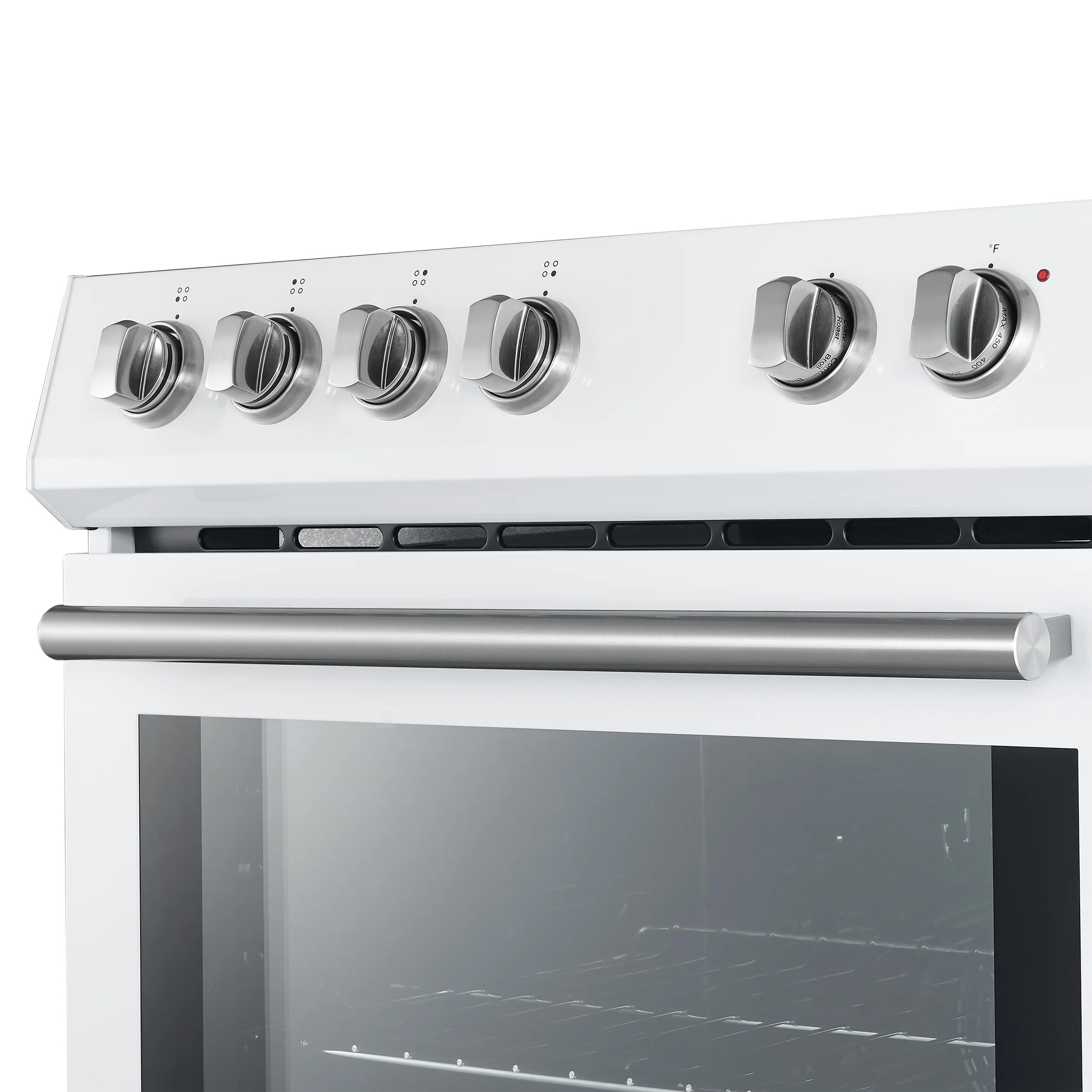 FORNO Premium 2-Piece Kitchen Bundle - Leonardo Espresso 30" White Range, 30" White Range Hood - FBDL-002-03CA - Image 3