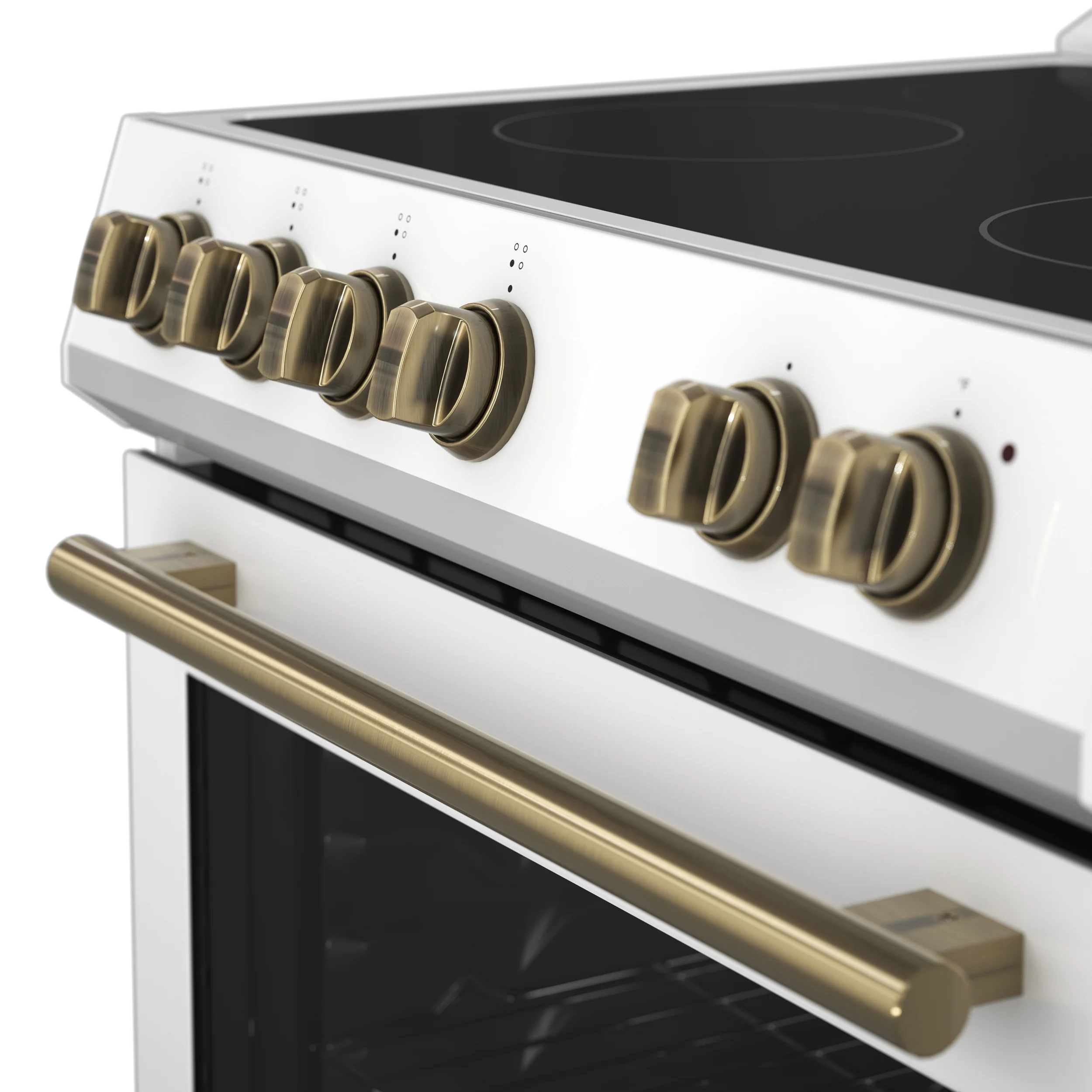 Forno Leonardo Espresso 30-Inch White Electric Range, True Convection, Energy Efficient - Image 11
