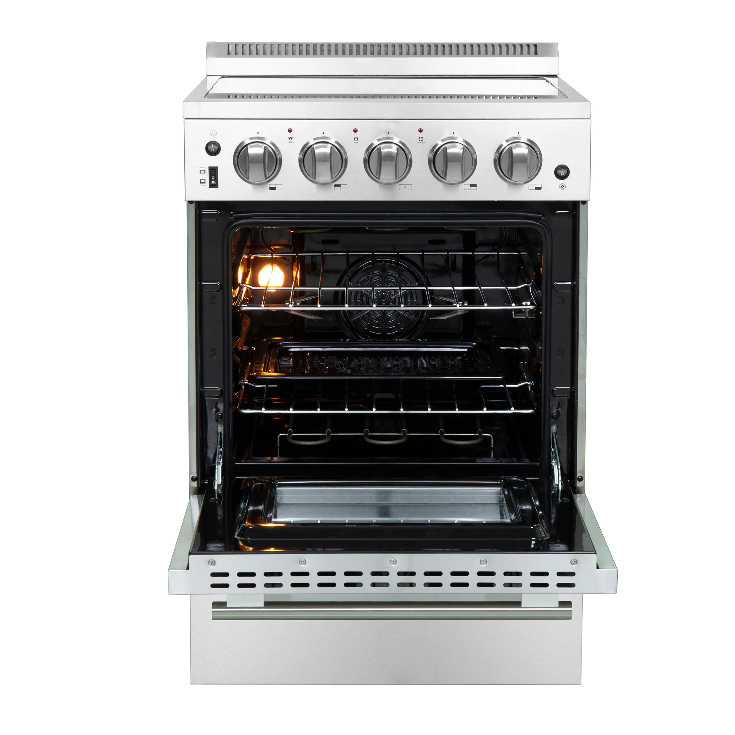 Forno Loiano 24-Inch Freestanding Electric Range, Canada Version, No Rotisserie Function, Plug and Cord Included - Image 2
