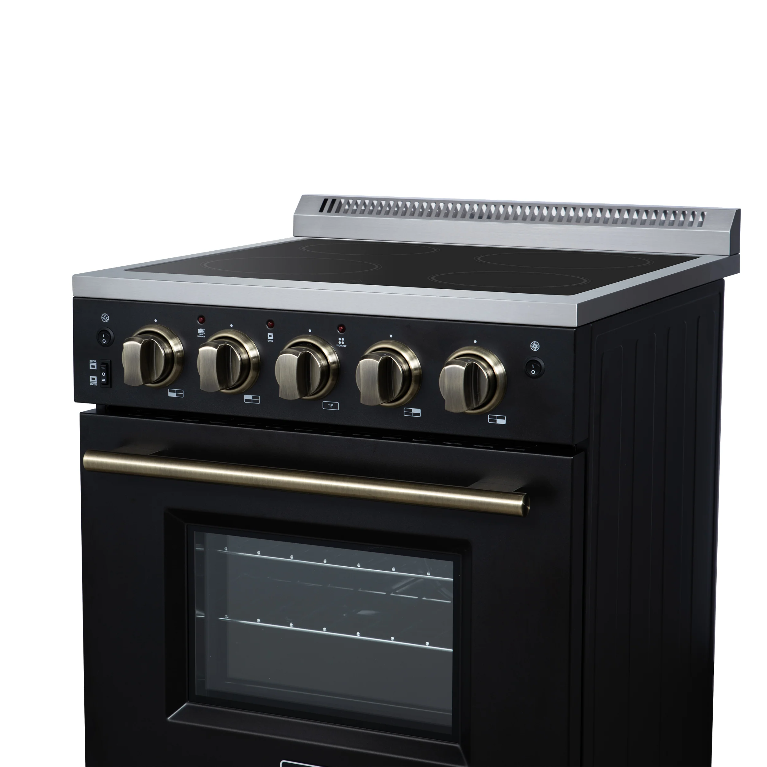 Forno Loiano 24 Inch Freestanding Electric Range in Black, Canada Version, Plug and Cord Included - Image 10