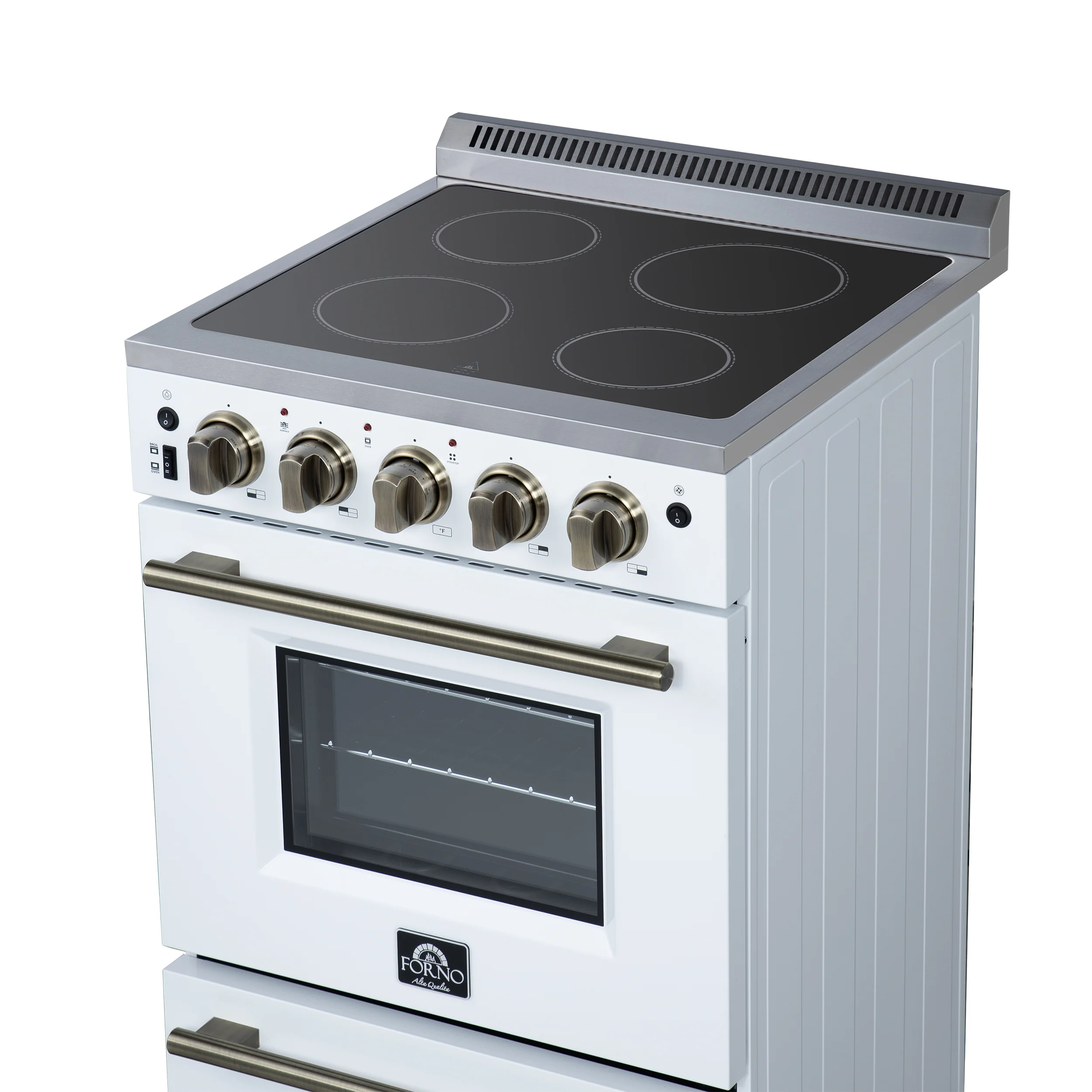 Forno Loiano 24 Inch Freestanding Electric Range in White, Canada Version, Plug and Cord Included - Image 14