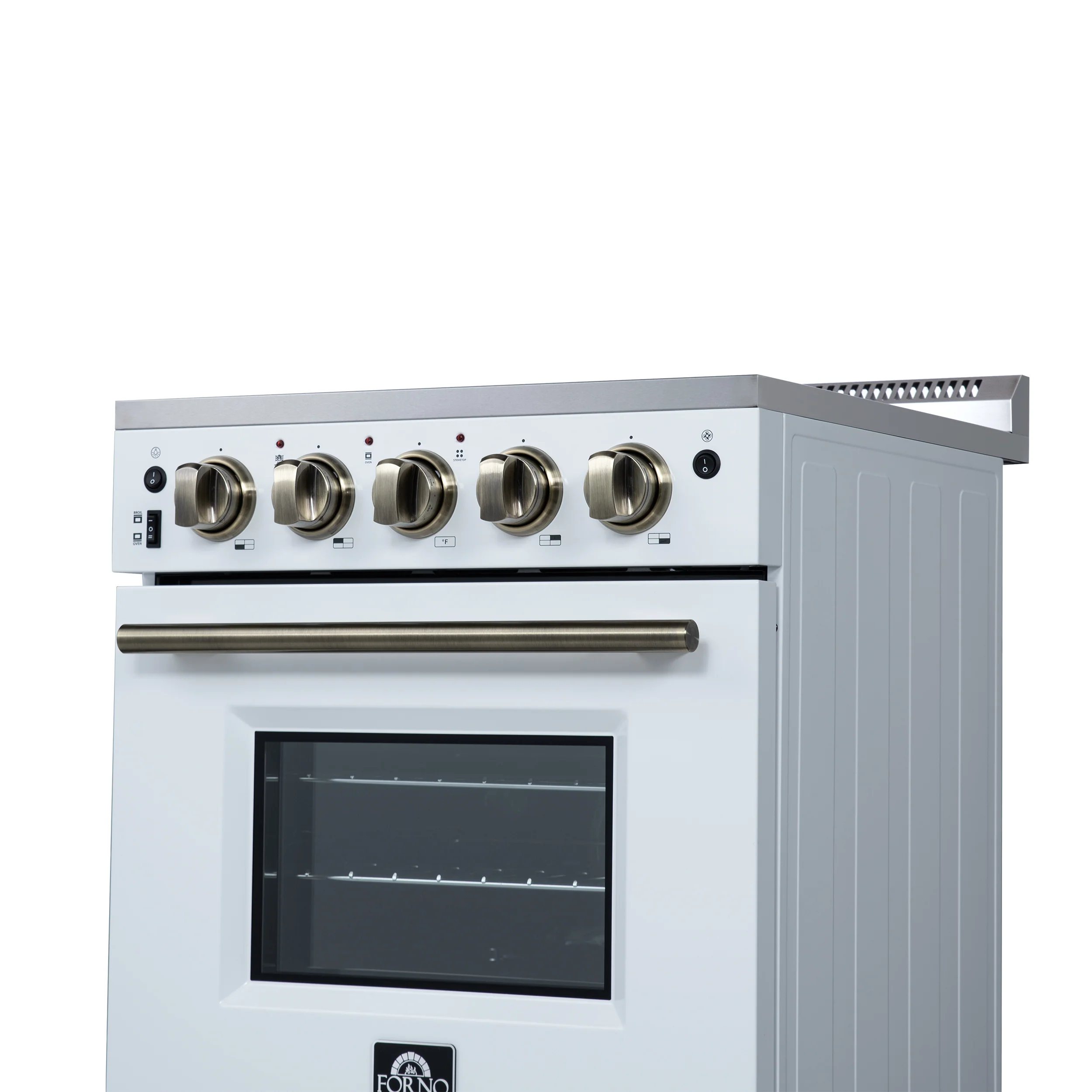 Forno Loiano 24 Inch Freestanding Electric Range in White, Canada Version, Plug and Cord Included - Image 16
