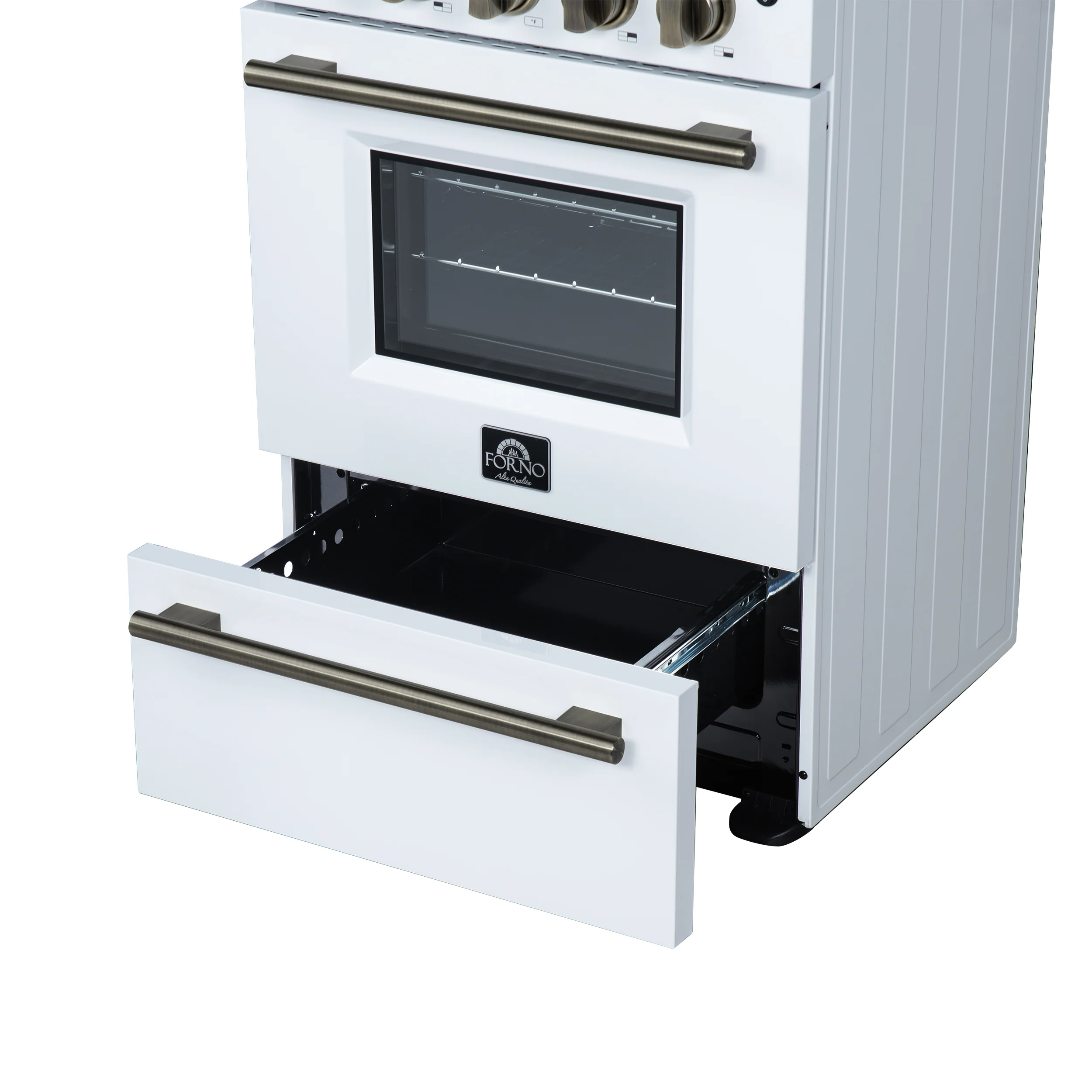 Forno Loiano 24 Inch Freestanding Electric Range in White, Canada Version, Plug and Cord Included - Image 17
