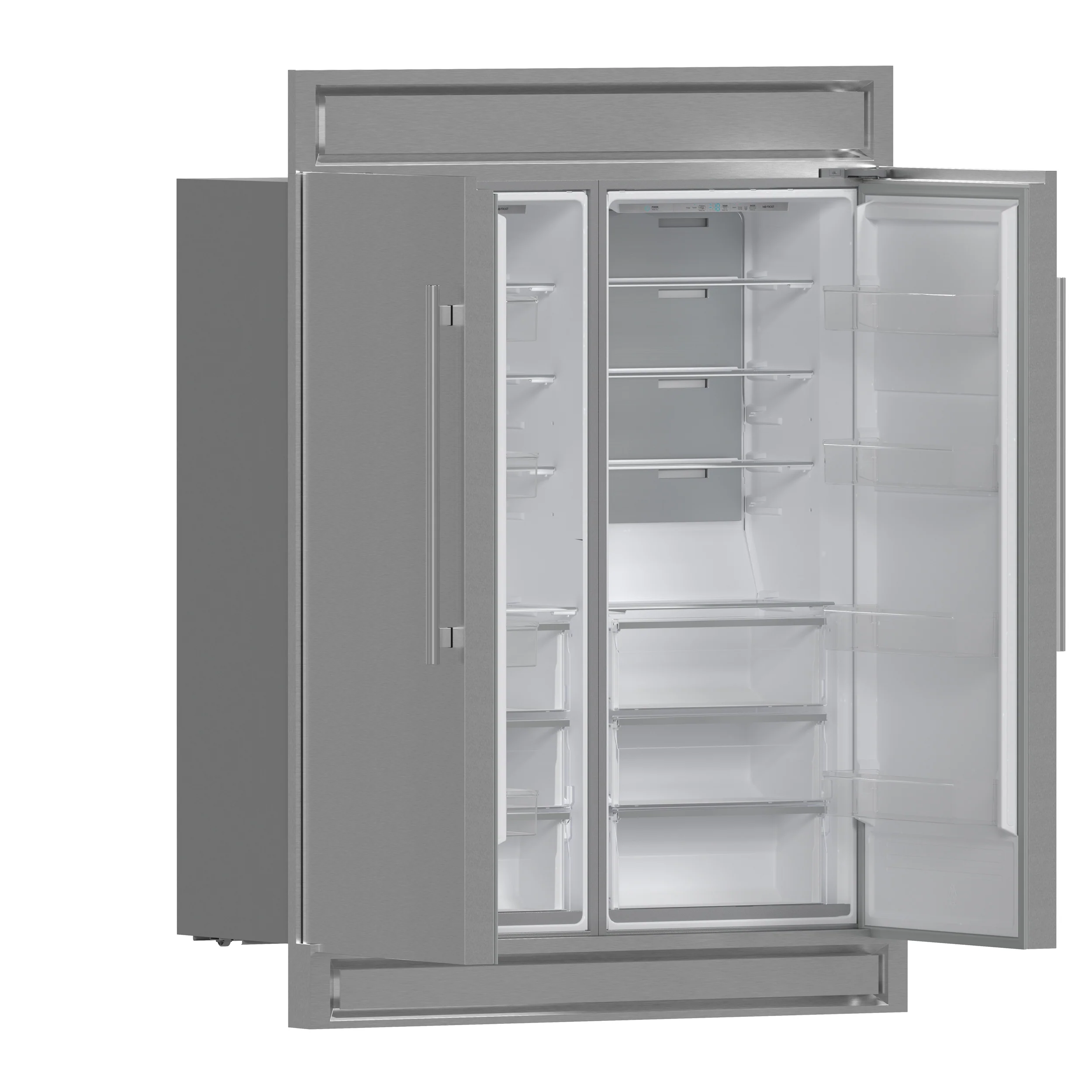 Forno Maderno 2-28-Inch Wide Convertible Refrigerator/Freezer, Decorative Trim, 27.2 cu.ft, 84-Inch High, ENERGY STAR Certified - Image 5