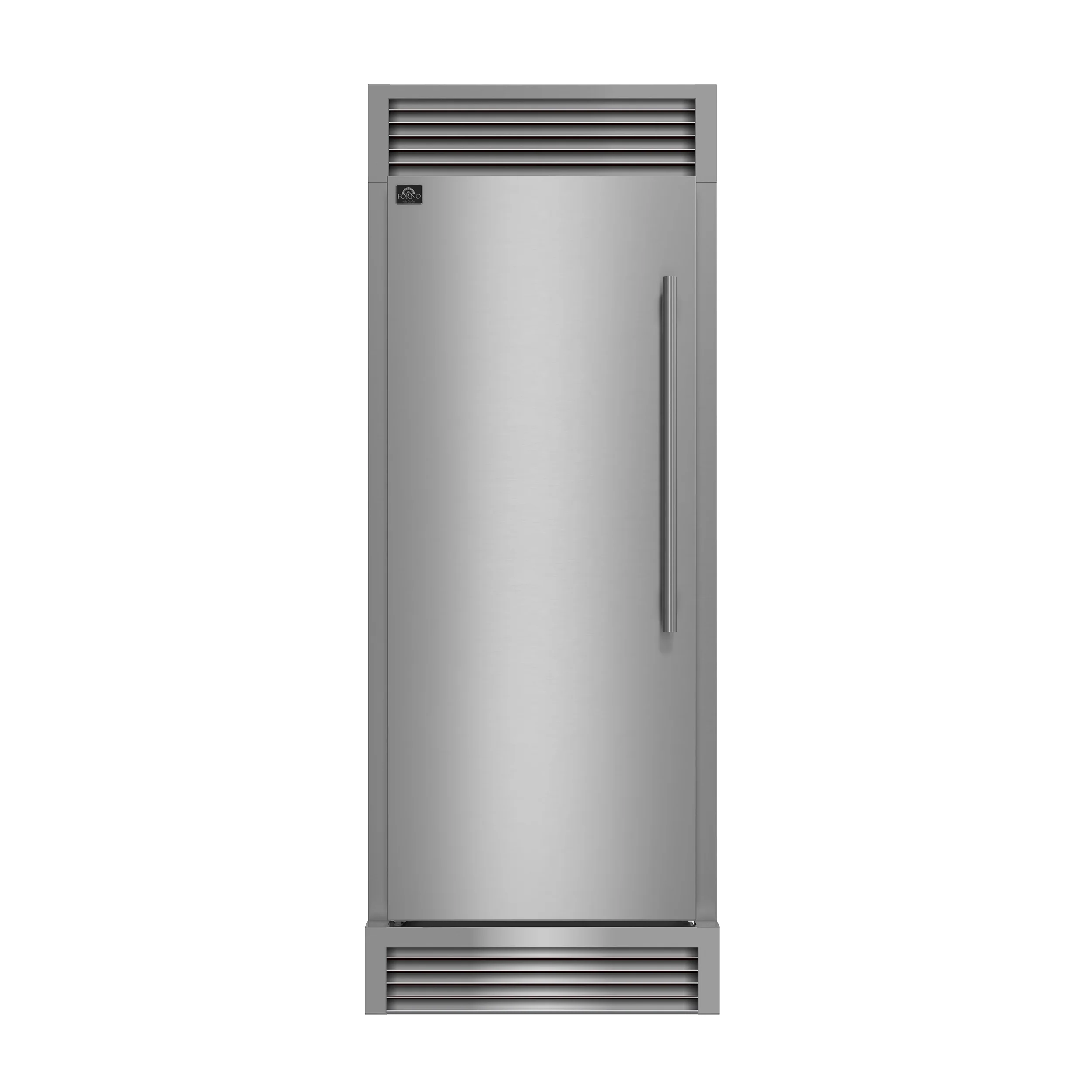 Forno Maderno 28" Built-In Convertible Refrigerator, 13.6 cu.ft. Left Swing with Decorative Grill - 32" Wide