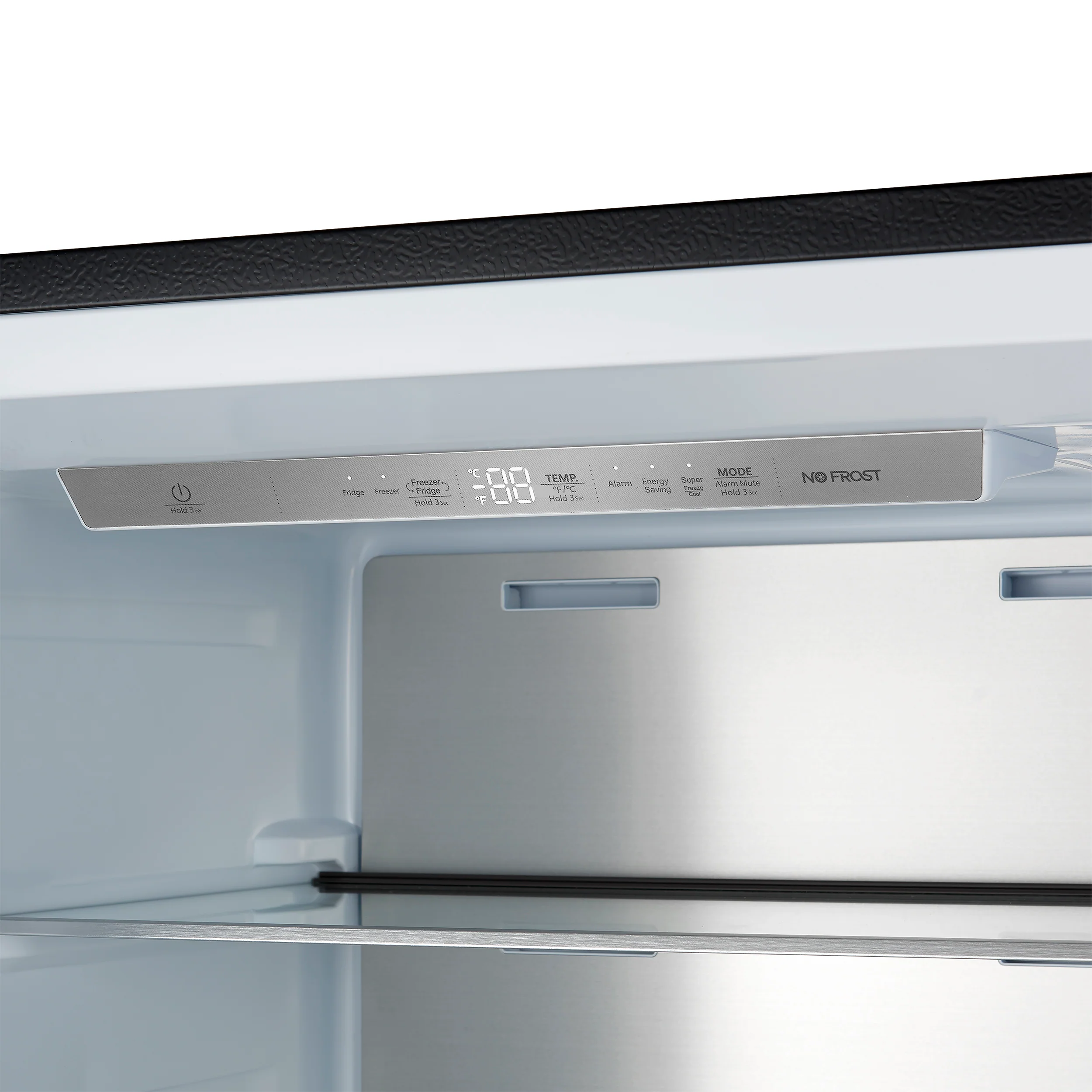 Forno Maderno 28" Built-In Convertible Refrigerator in Black, 13.6 cu.ft. Left Swing with Decorative Grill - 32" Wide - Image 7