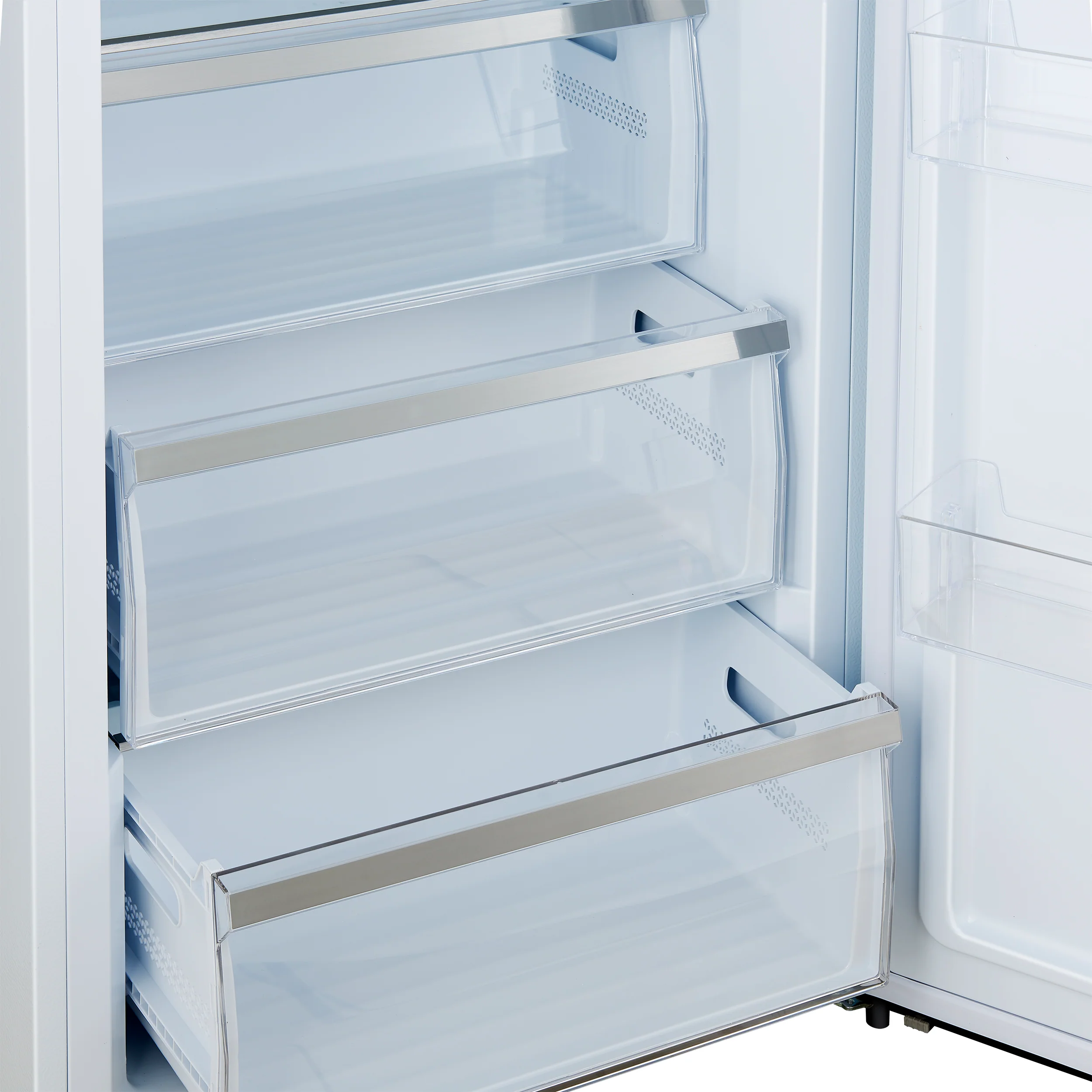 Forno Maderno 28-Inch Convertible Freezer/Refrigerator in White with Antique Brass Handle, 13.6 cu.ft. Right Swing - Image 9