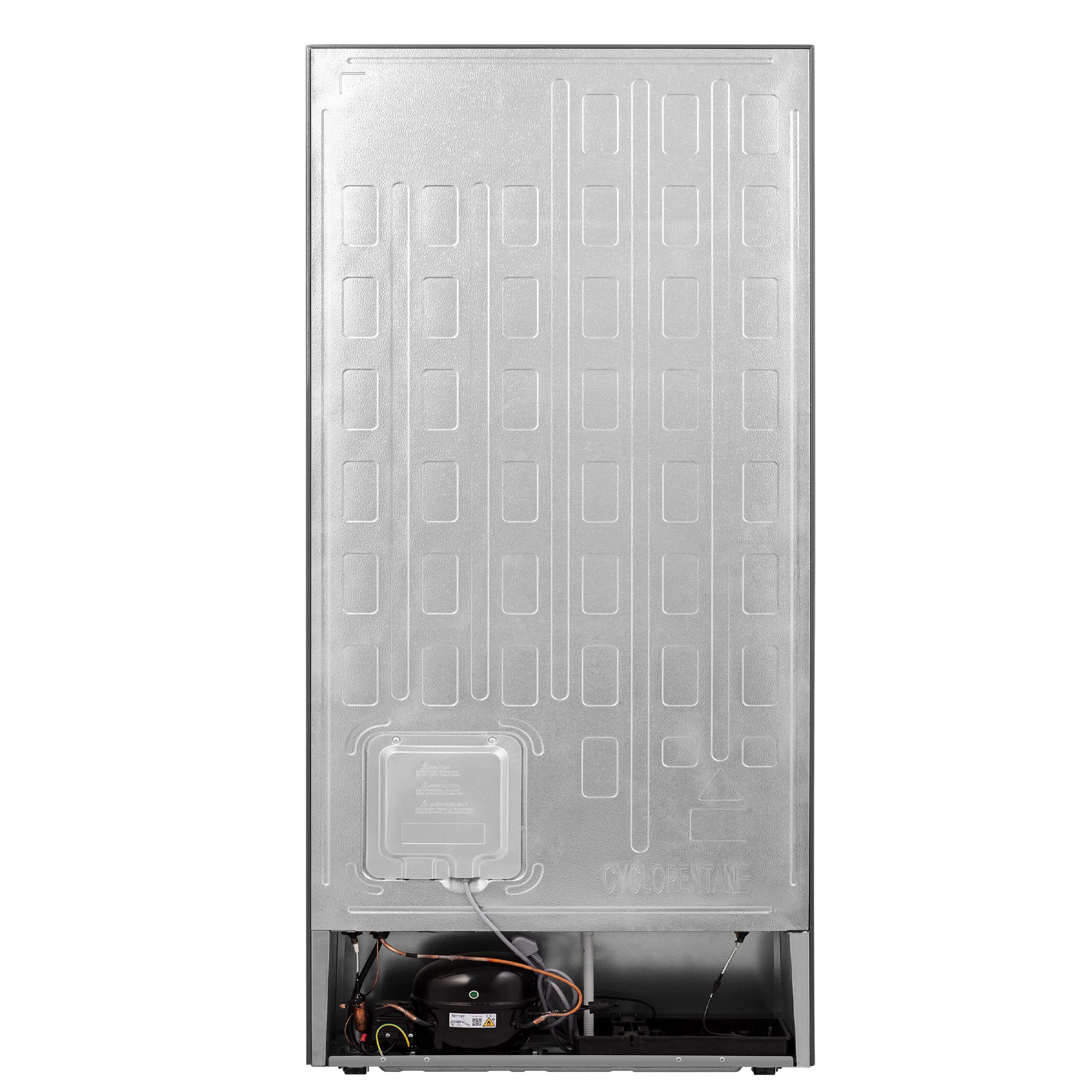 FORNO Maderno 28" Left Swing Convertible Freestanding Refrigerator/Freezer in Stainless Steel 13.6 cu.ft. - Image 5