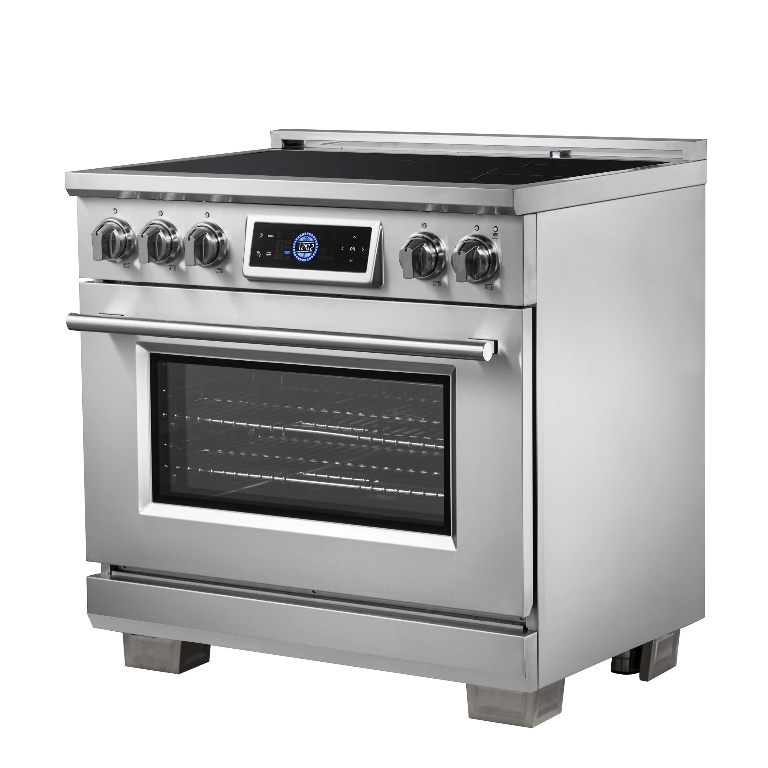 Forno Maximus 36 Inch Induction Range with Air Fryer - Image 11