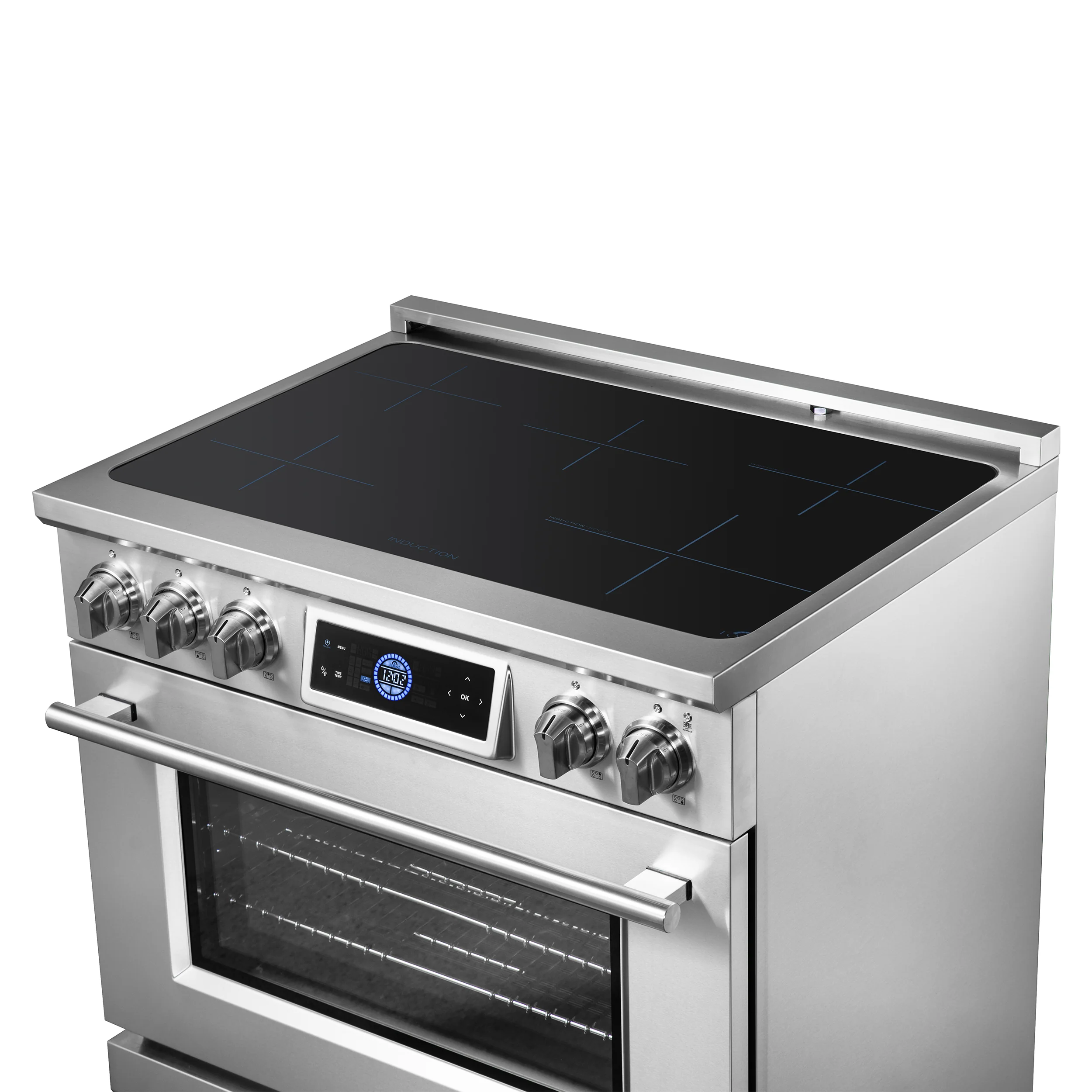 Forno Maximus 36 Inch Induction Range with Air Fryer - Image 12