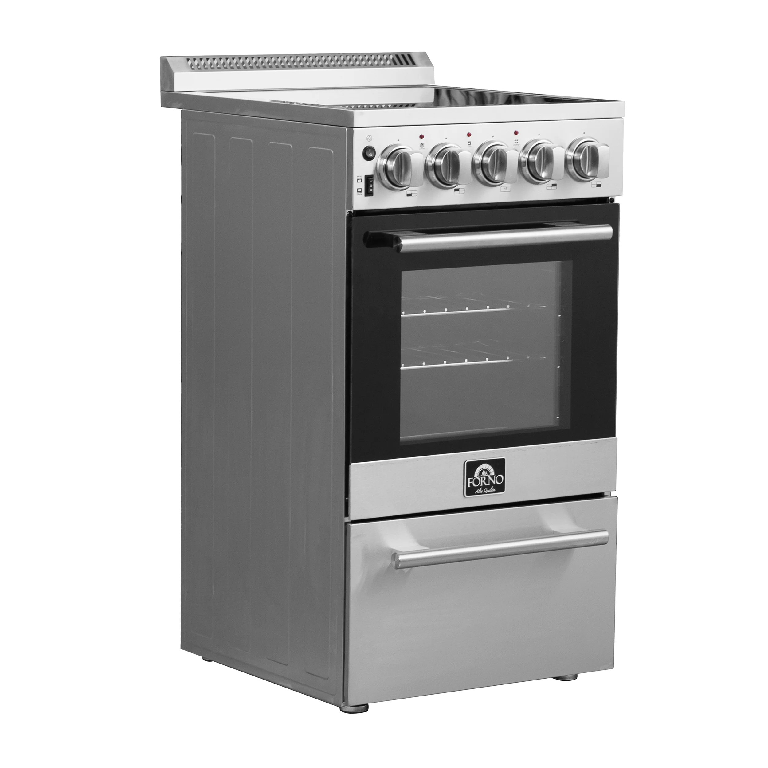 Forno Pallerano 20-Inch Freestanding Electric Range, Canada Version, Plug and Cord Included - Image 5