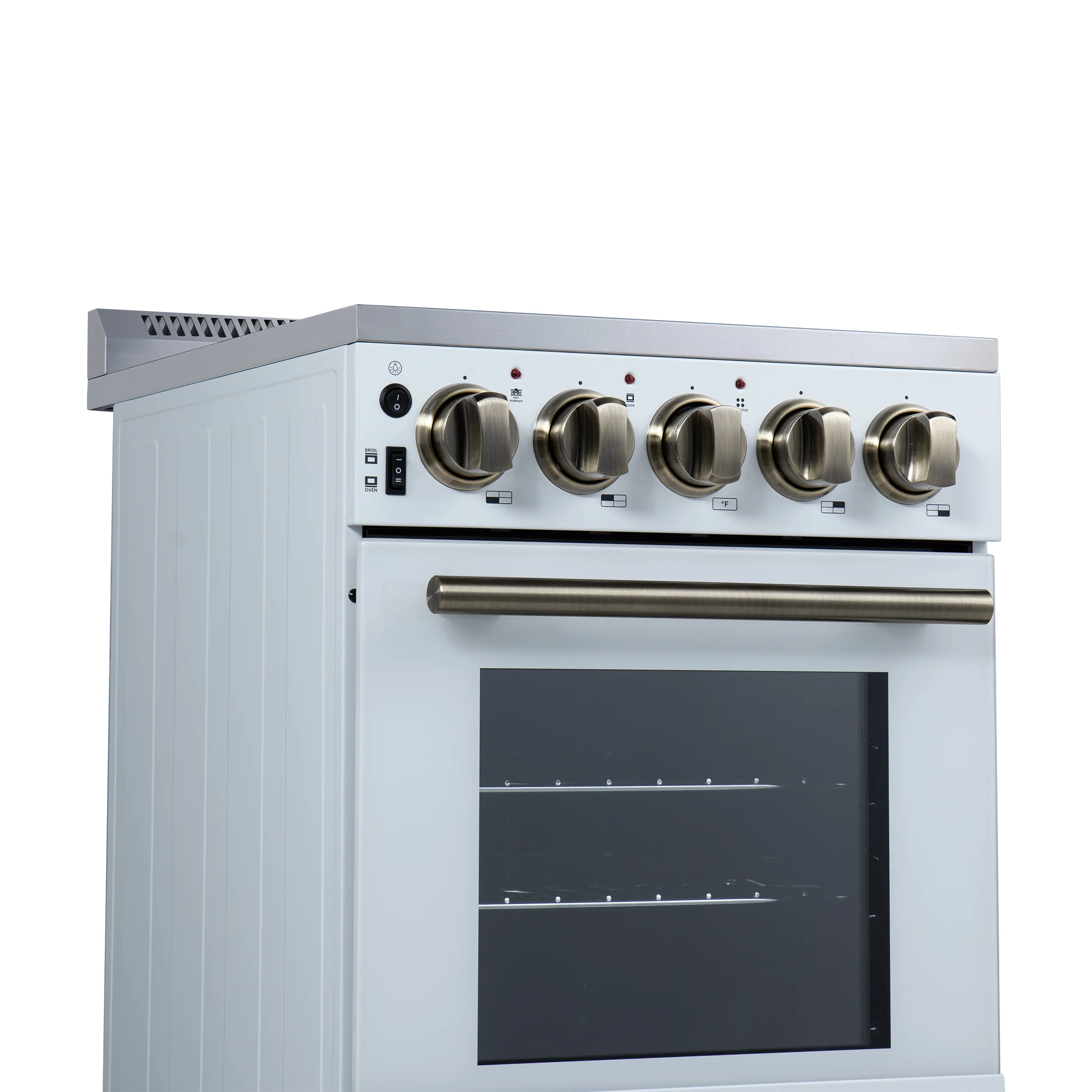 Forno Pallerano 20 Inch Freestanding Electric Range in White, Canada Version, Plug and Cord Included - Image 16