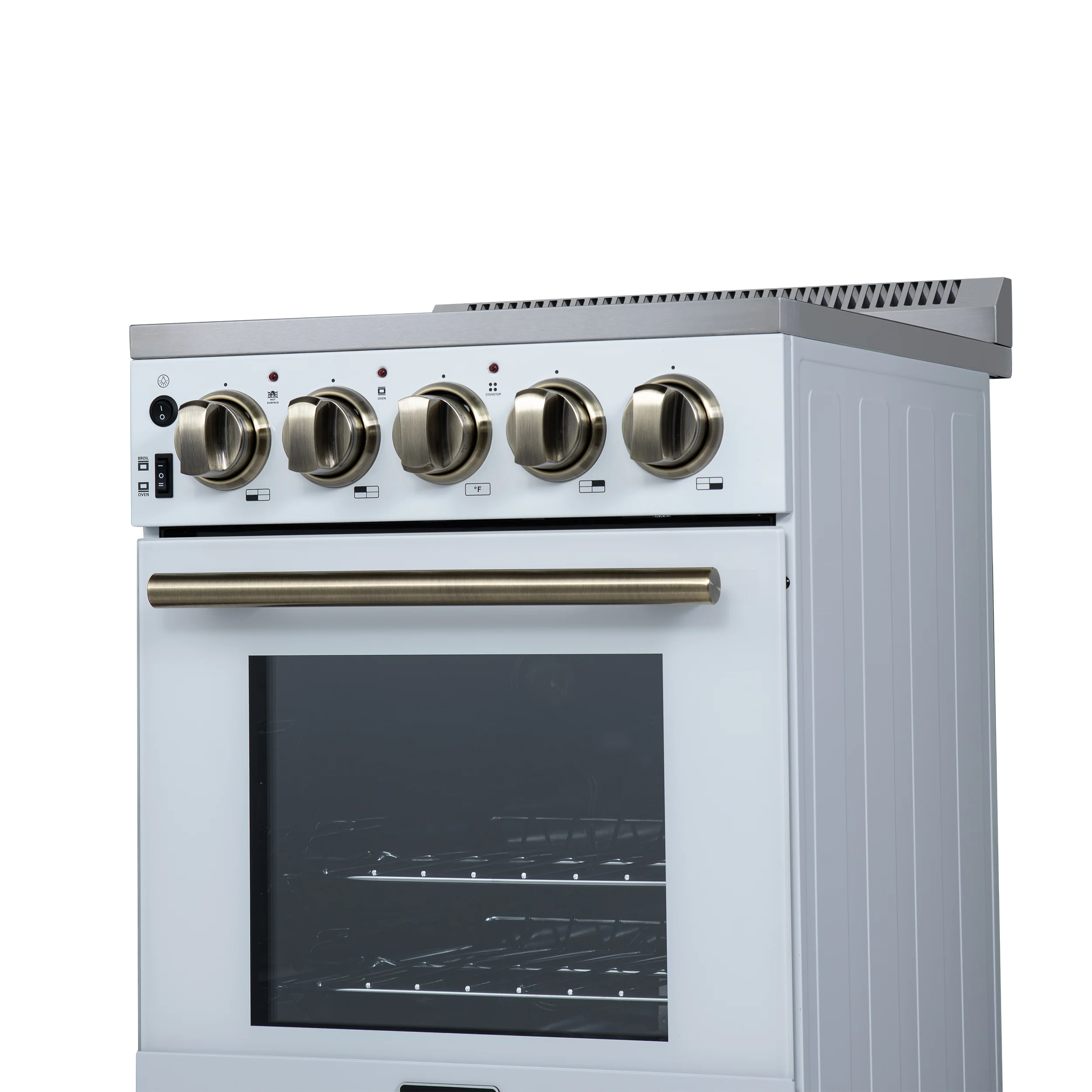 Forno Pallerano 20 Inch Freestanding Electric Range in White, Canada Version, Plug and Cord Included - Image 7