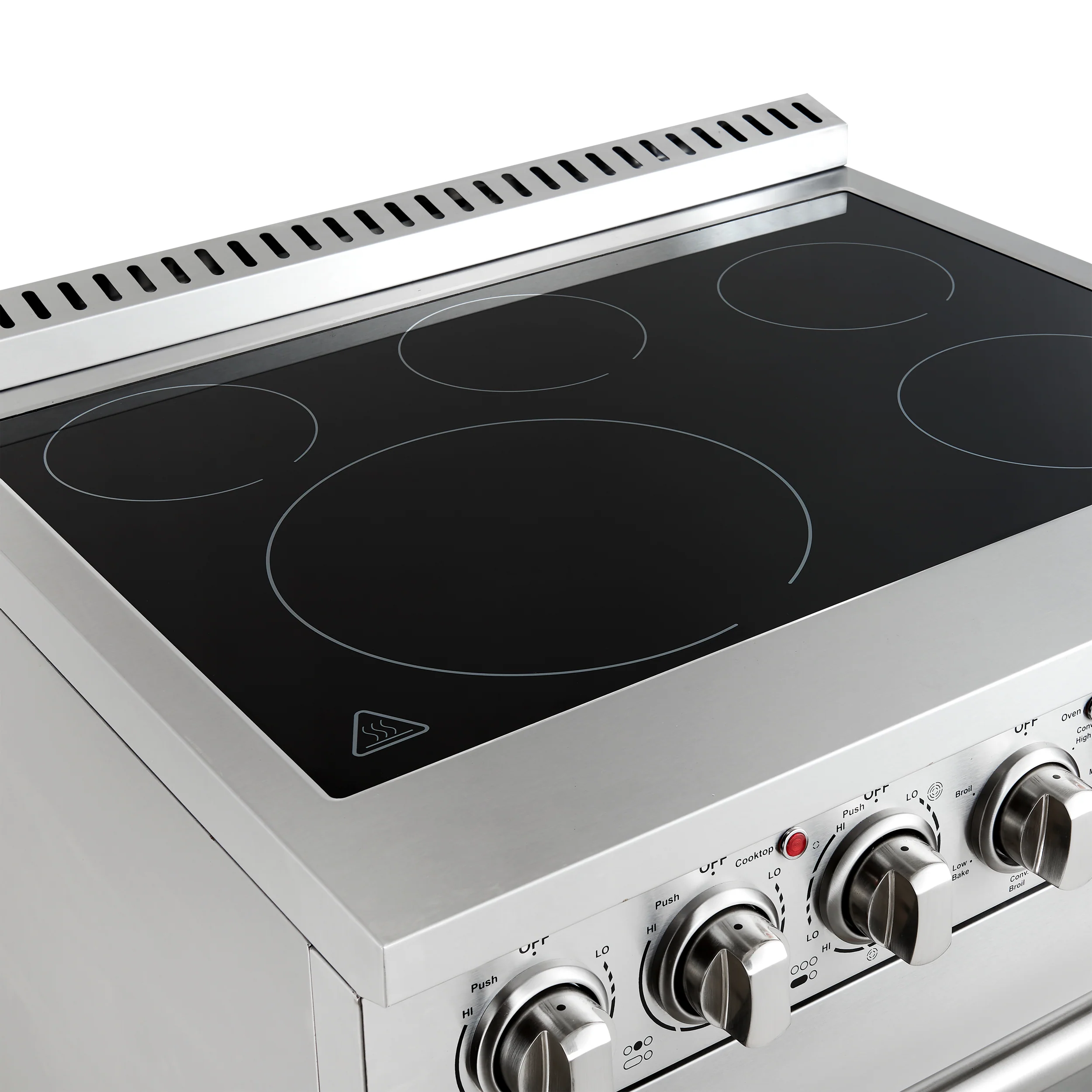 Forno Paolo 30-Inch Freestanding Electric Range, Stainless Steel, 4.38 cu.ft, True Convection Oven, Energy Efficient - Image 4