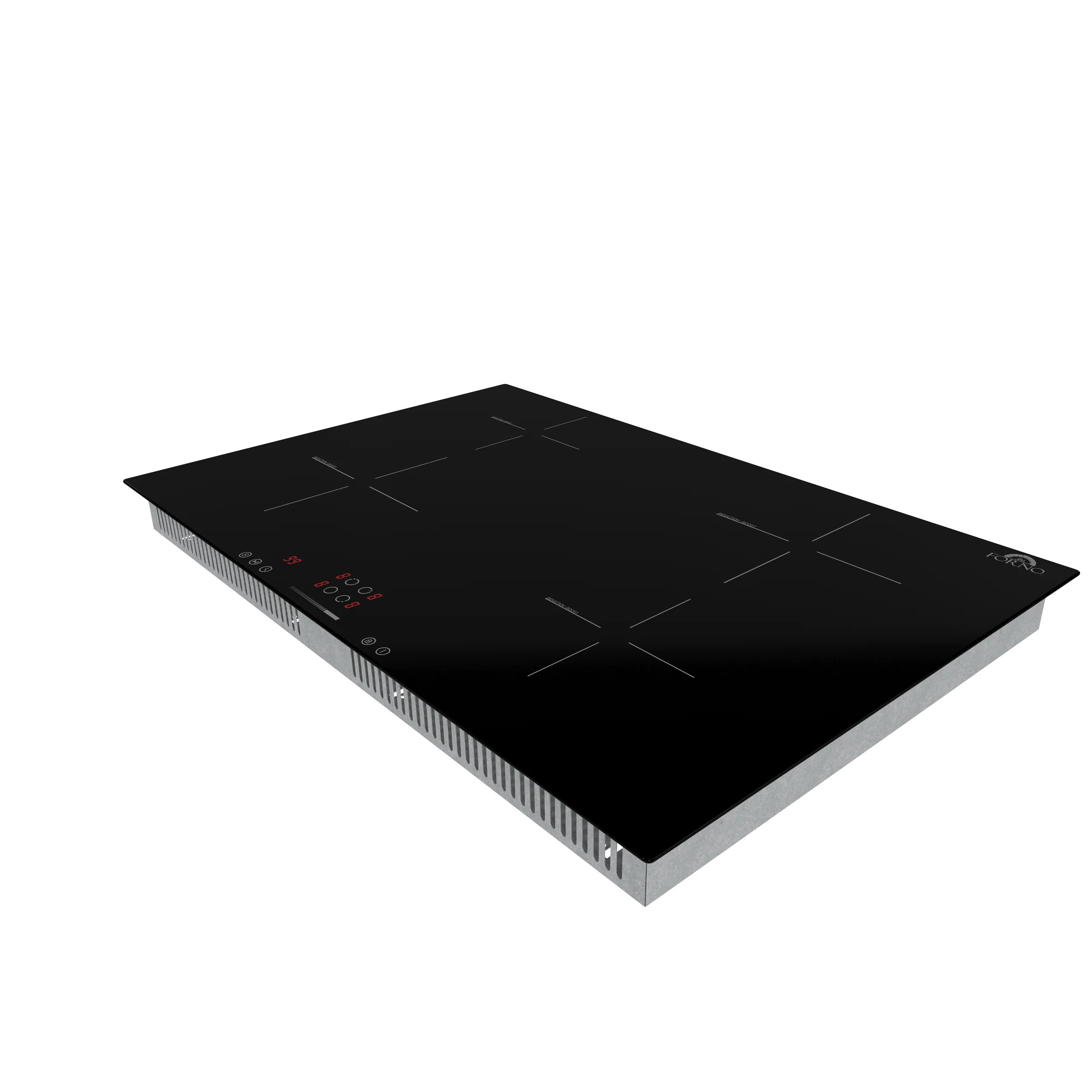 Forno Parco 30-Inch Induction Cooktop, 4 Zones, 7,200W Total Power, Touch Control, 9 Power Levels, Booster Function - Image 3