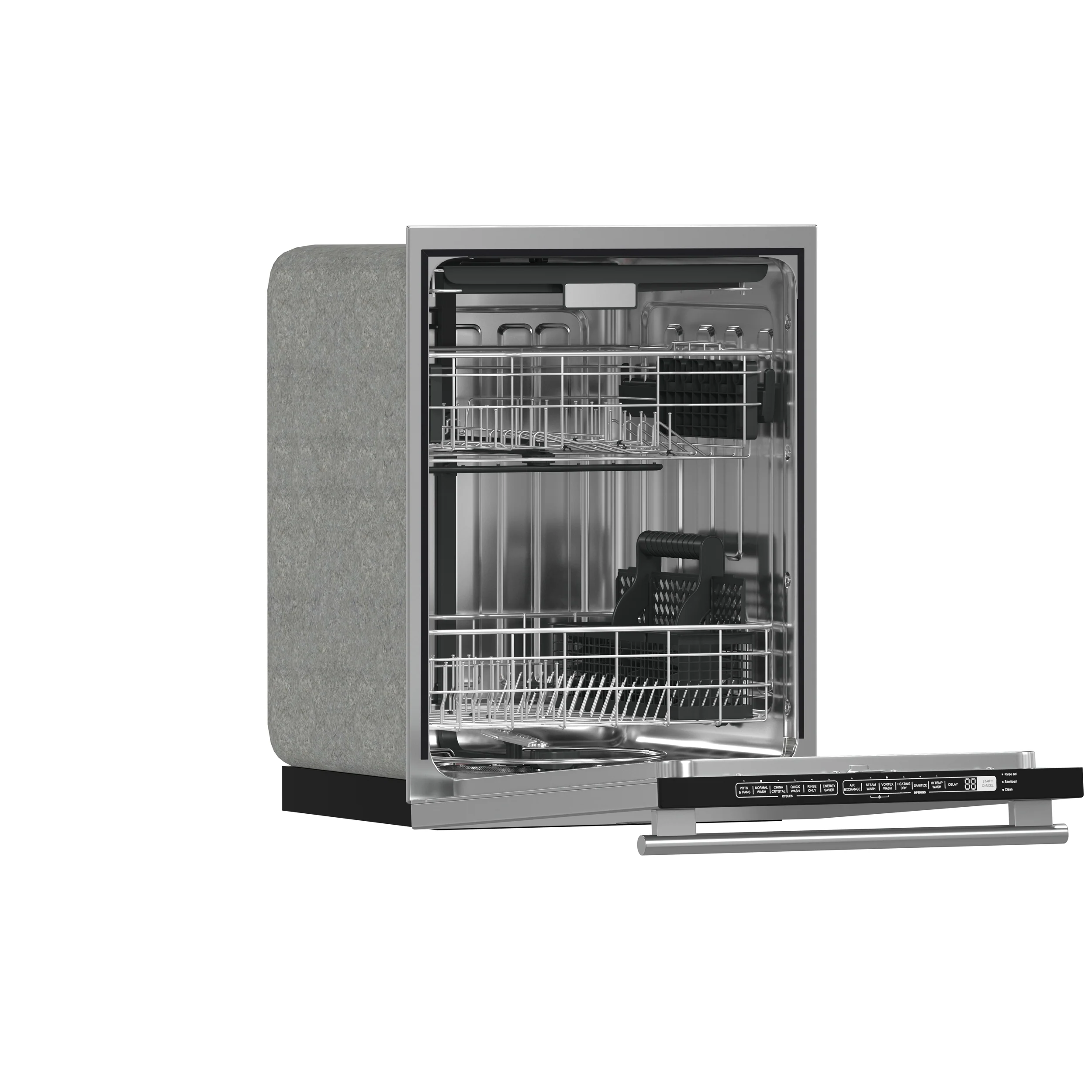 Forno Pozzo 24-Inch Built-In Tall Tub Top Control Dishwasher, Stainless Steel, 49 dBA, ENERGY STAR Certified - Image 5