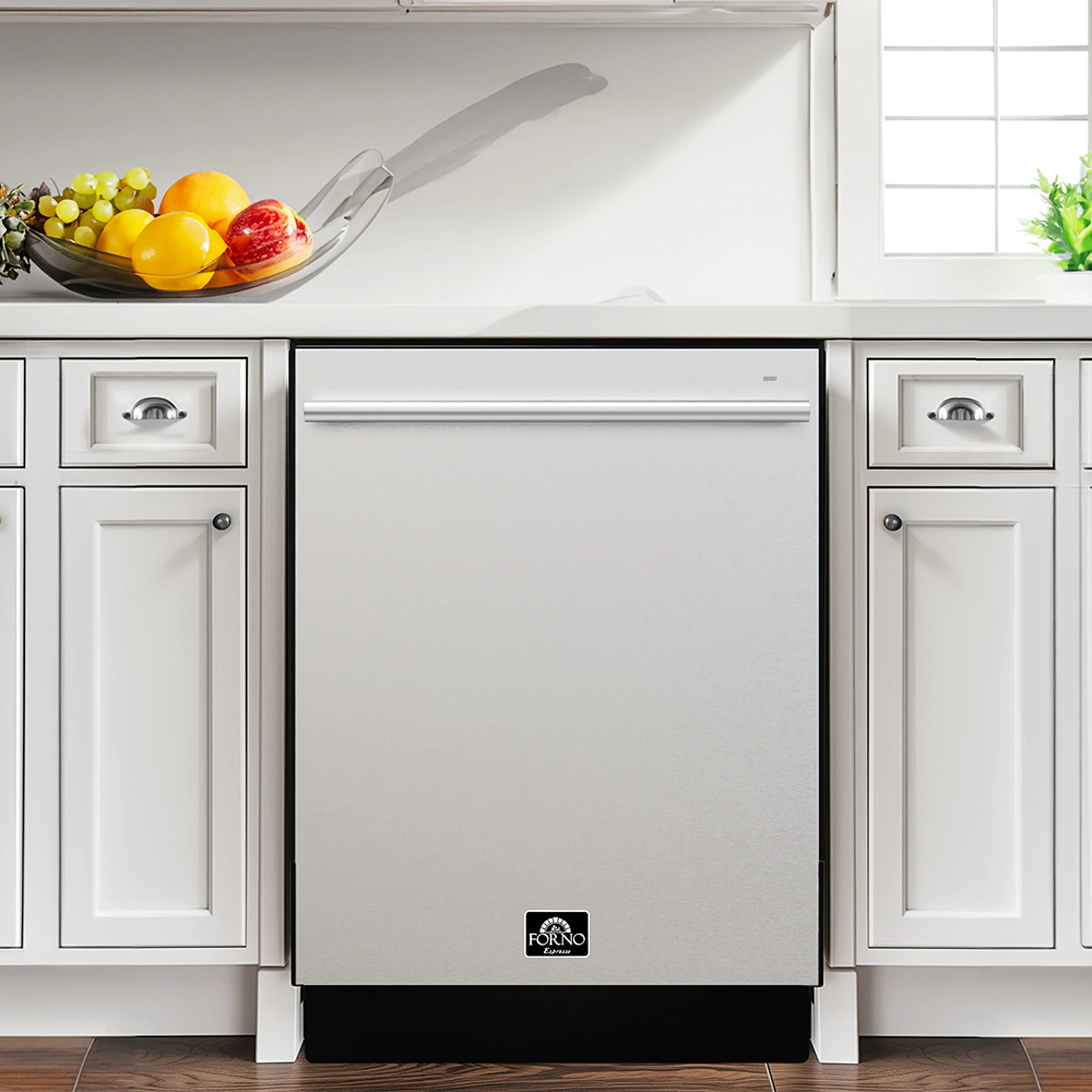 FORNO Premium 3-Piece Kitchen Bundle - 30" Gas Range, Bottom Freezer Refrigerator, Built-In Dishwasher, Stainless Steel - FBDL-012-01CAUS - Image 4