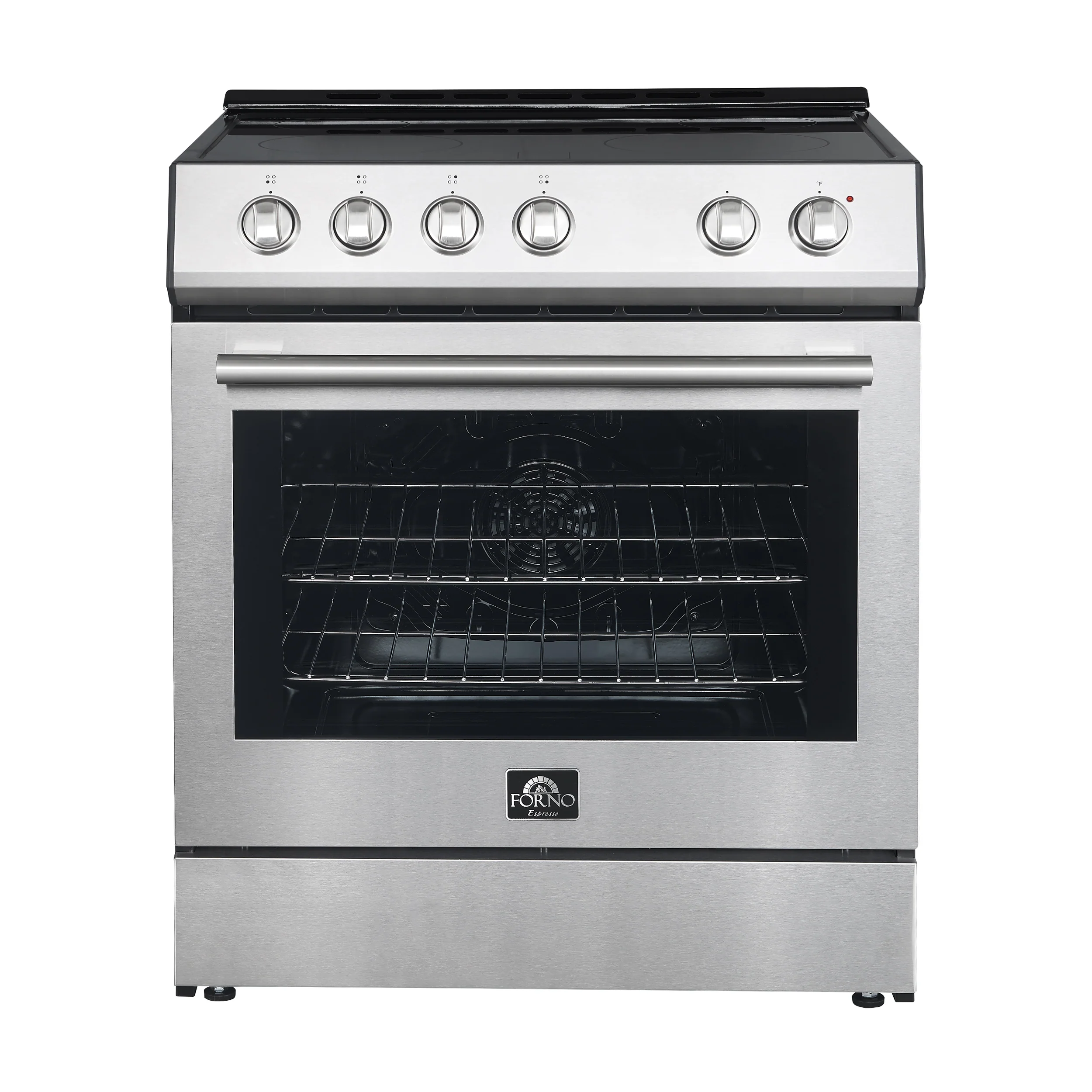 FORNO Premium 4-Piece Kitchen Bundle - 30" Electric Range, 30" Range Hood, 31" French Door Refrigerator, 24" Built-In Dishwasher, Stainless Steel - FBDL-010-01CA - Image 8