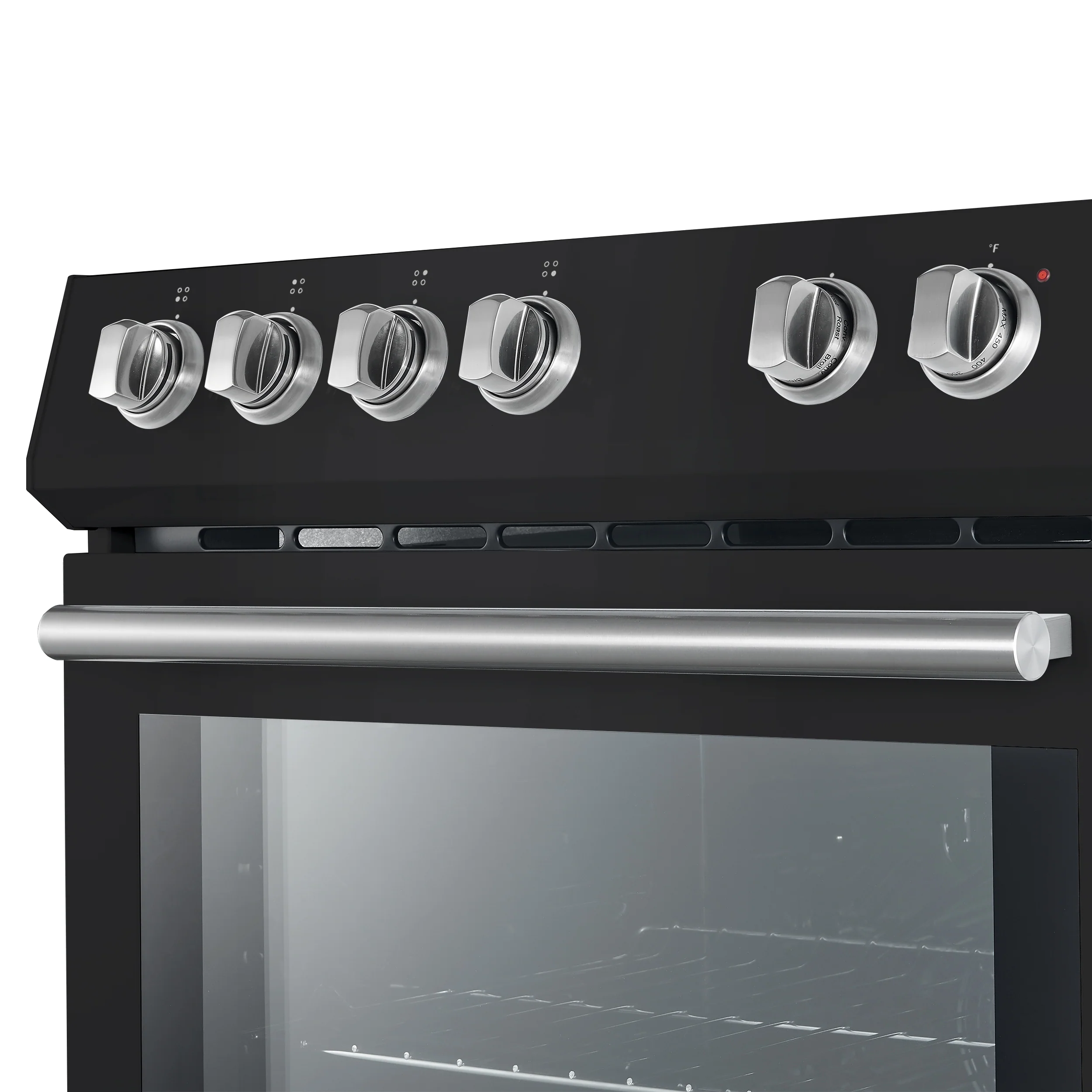 FORNO Premium 3-Piece Kitchen Bundle - Leonardo Espresso 30" Black Range, 31" Black Bottom Freezer Refrigerator, 24" Black Built-In Dishwasher - FBDL-007-02CA - Image 2
