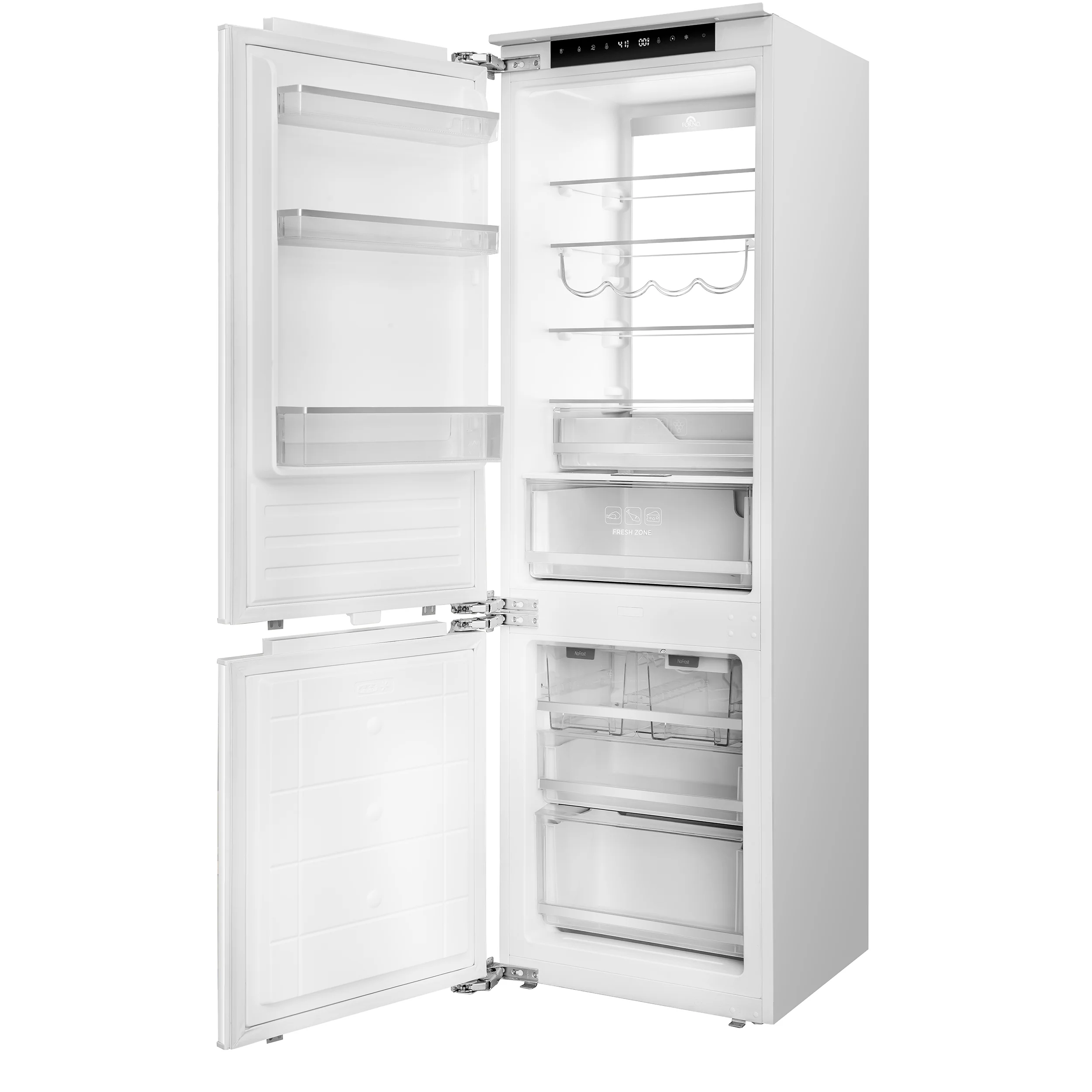 Forno Rivestito 22 Inch Panel Ready Bottom Freezer Refrigerator, 8.3 cu. ft., Ice Maker, Total No Frost, Fast Cool & Fast Freeze - Image 4