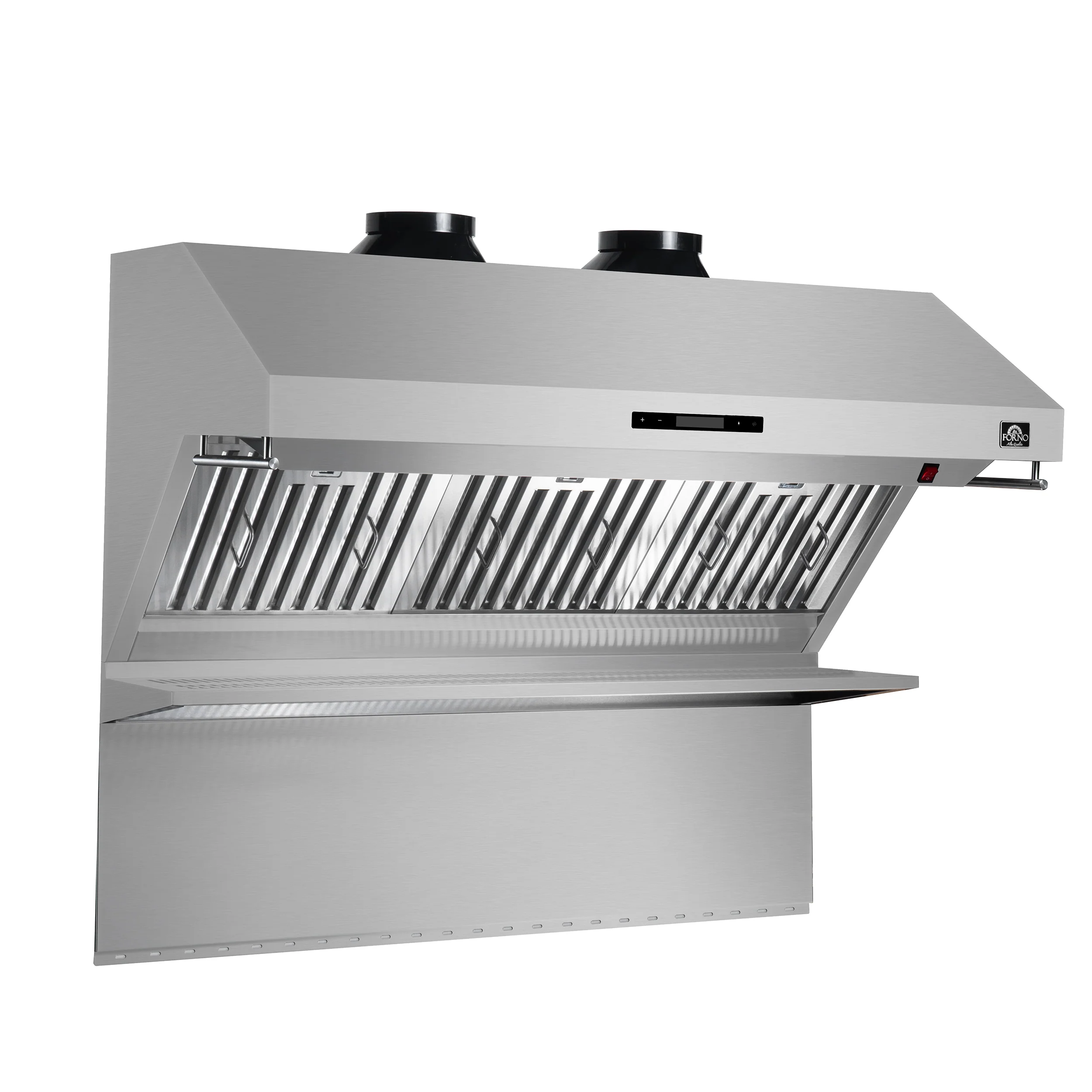 Forno Savona 48-Inch Wall Mount Range Hood, Baffle Filters, Backsplash Included - Image 2