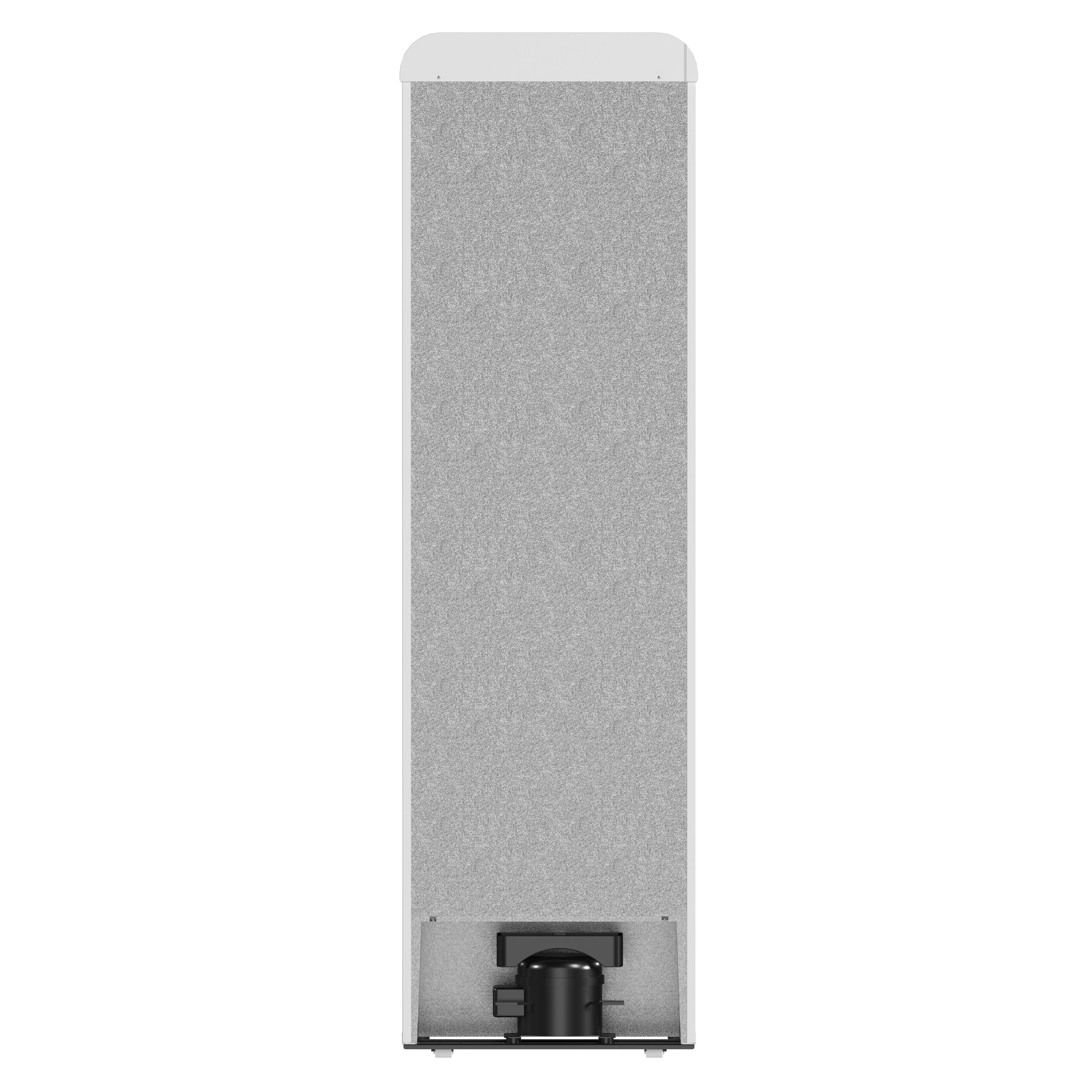 Forno Storico 22-Inch Retro bottom freezer Fridge in White, 9 cu.ft, copper-tone handle - Image 6