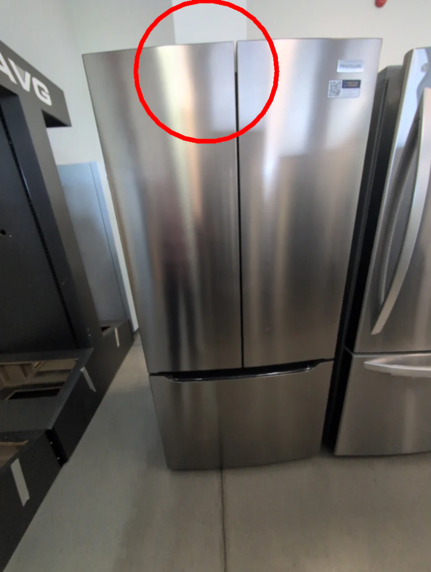 FRFG2033AV - REFRIGERATORS - Frigidaire - French 3-Door - Stainless Steel - Open Box - Image 4