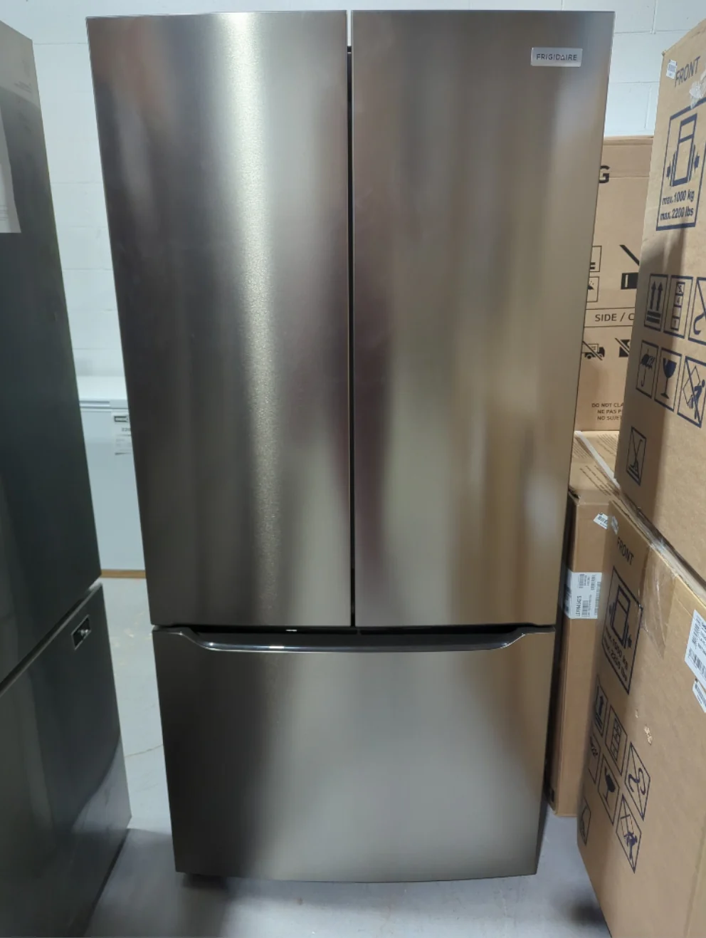 FRFG2033AV - REFRIGERATORS - Frigidaire - French 3-Door - Stainless Steel - Open Box - Image 2