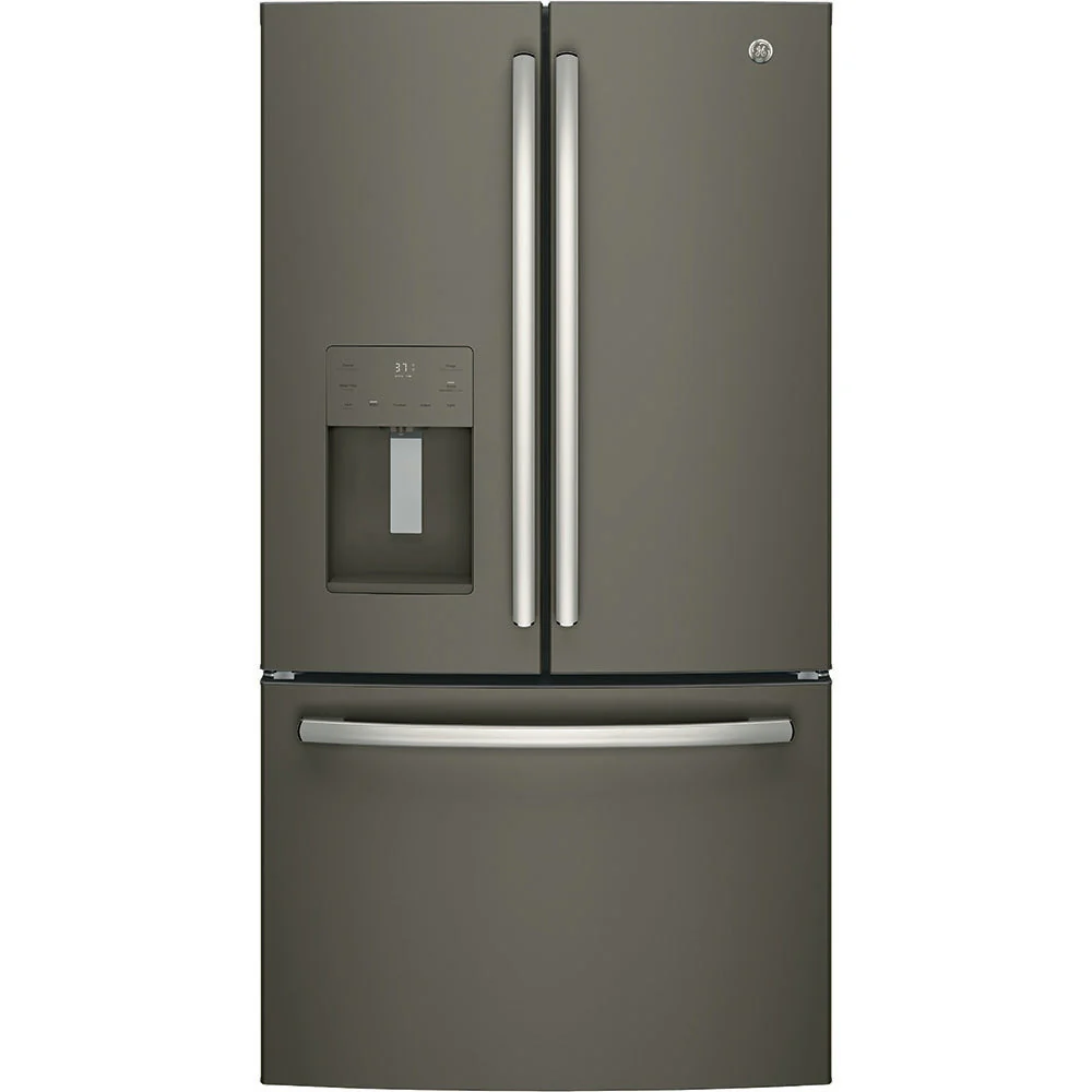 GFE26JMMES - REFRIGERATORS - GE - French 3-Door - Slate Grey - Open Box