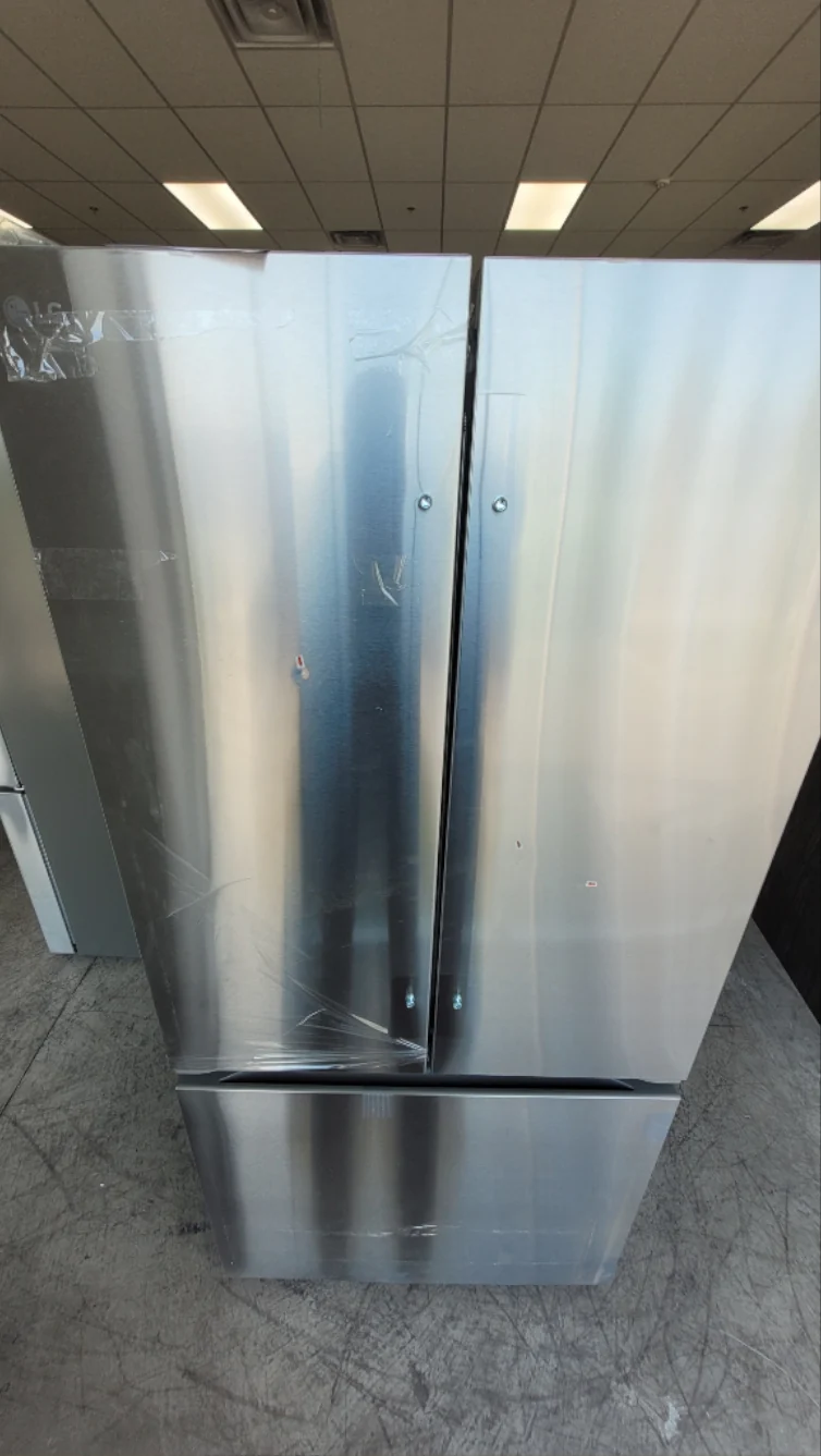 GNE25DYRKFS - REFRIGERATORS - GE - French 3-Door - Stainless Steel - Open Box - Image 2