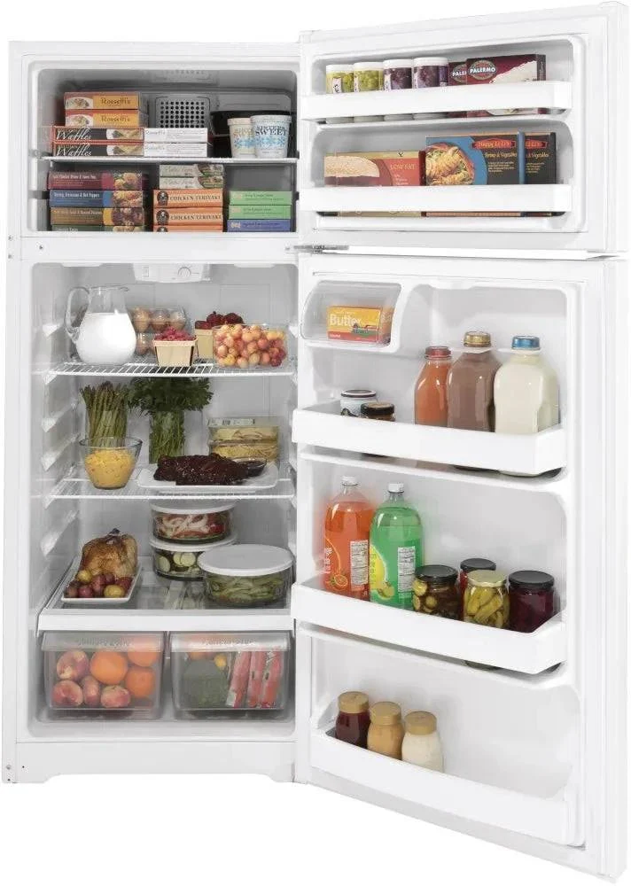 GTE18DTNRWW - REFRIGERATORS - GE - Top Freezer - White - Open Box - Image 5