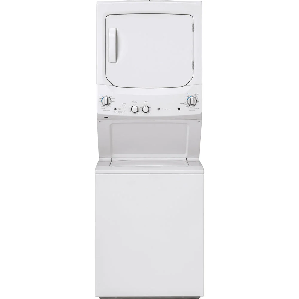 GUD24ESMMWW - LAUNDRY CENTERS - GE - Stacked Washer/Dryer - Electric - White - Open Box