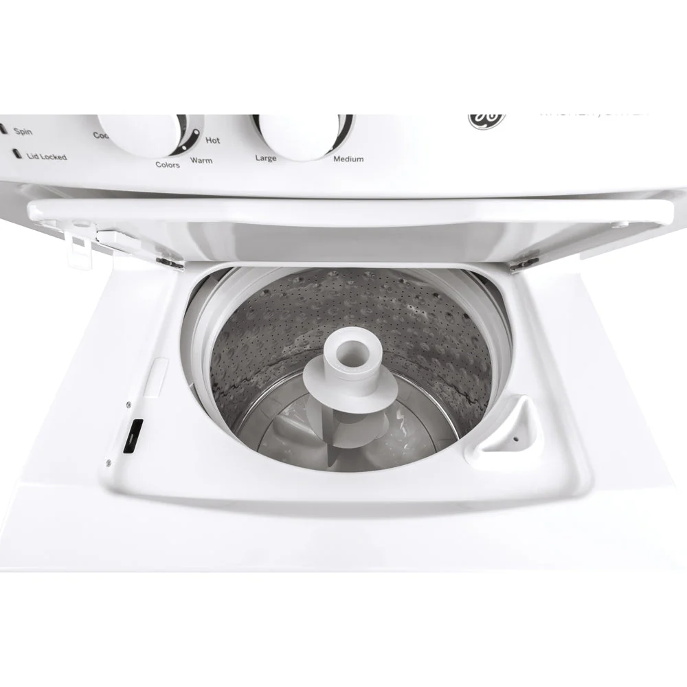 GUD27GSSMWW - LAUNDRY CENTERS - GE - Stacked Washer/Dryer - Gas- White - Open Box - Image 6