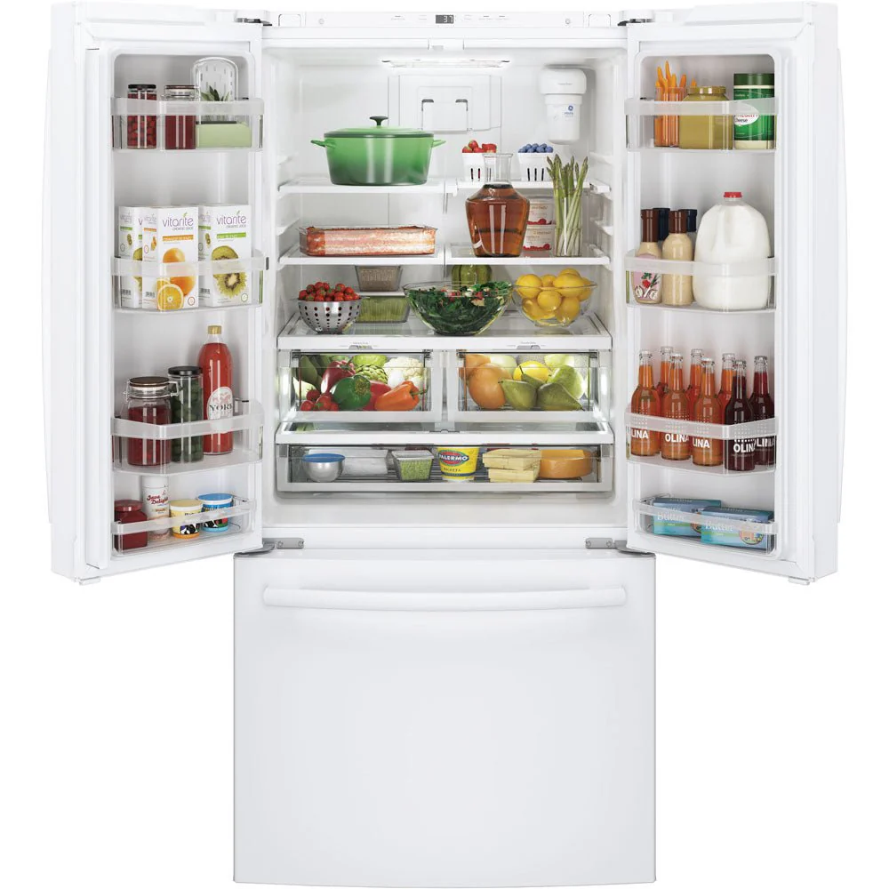 GWE19JGLWW - REFRIGERATORS - GE - French 3-Door - White - Open Box - Image 5