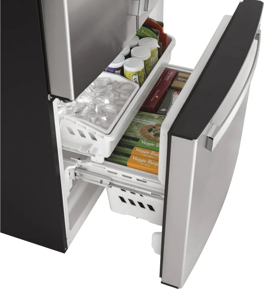 GWE19JYLFS - REFRIGERATORS - GE - French 3-Door - Stainless Steel - Open Box - Image 6