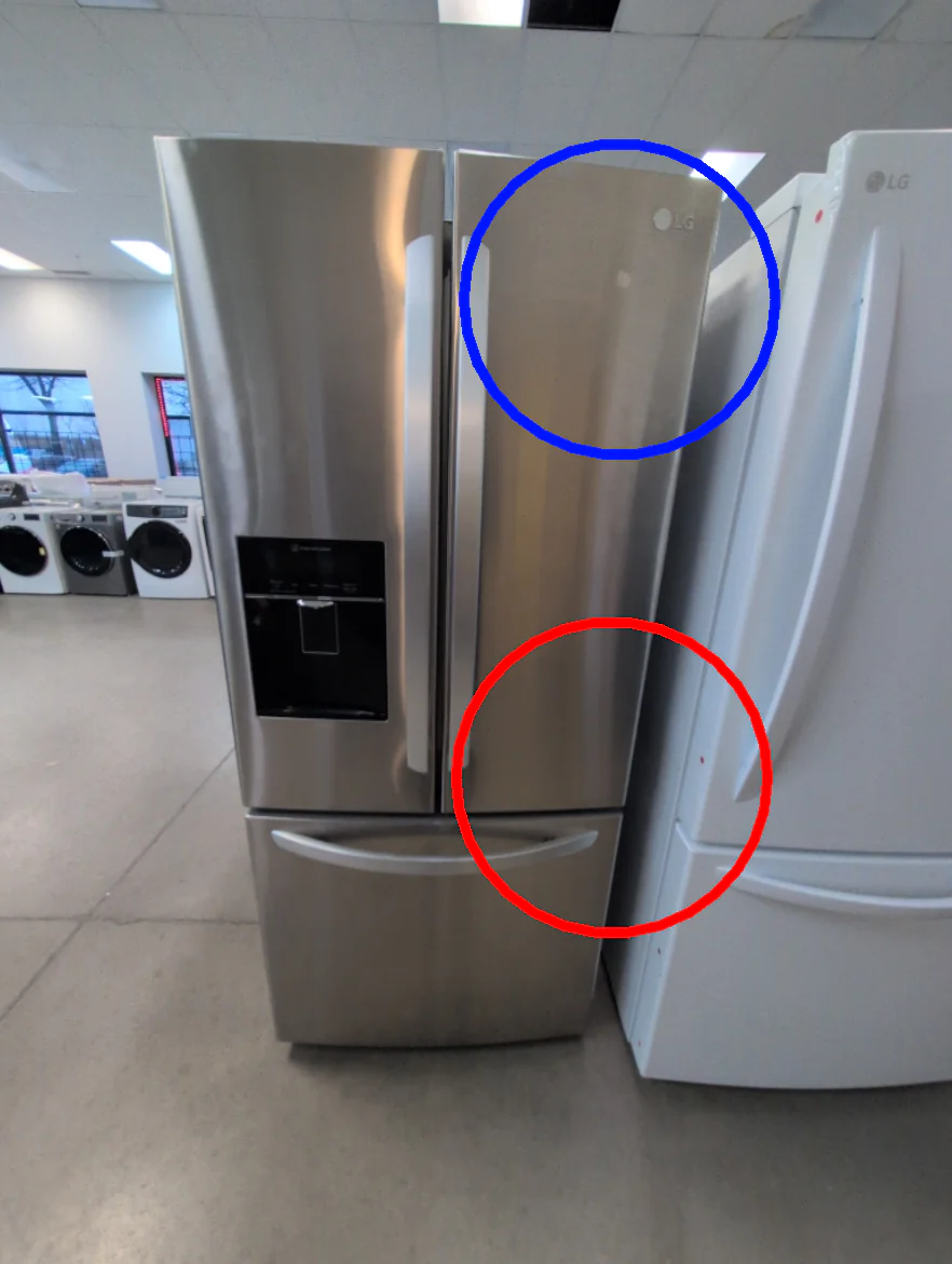 LCFS22EXS - REFRIGERATORS - LG - French 3-Door - Stainless Steel - Open Box - Image 4