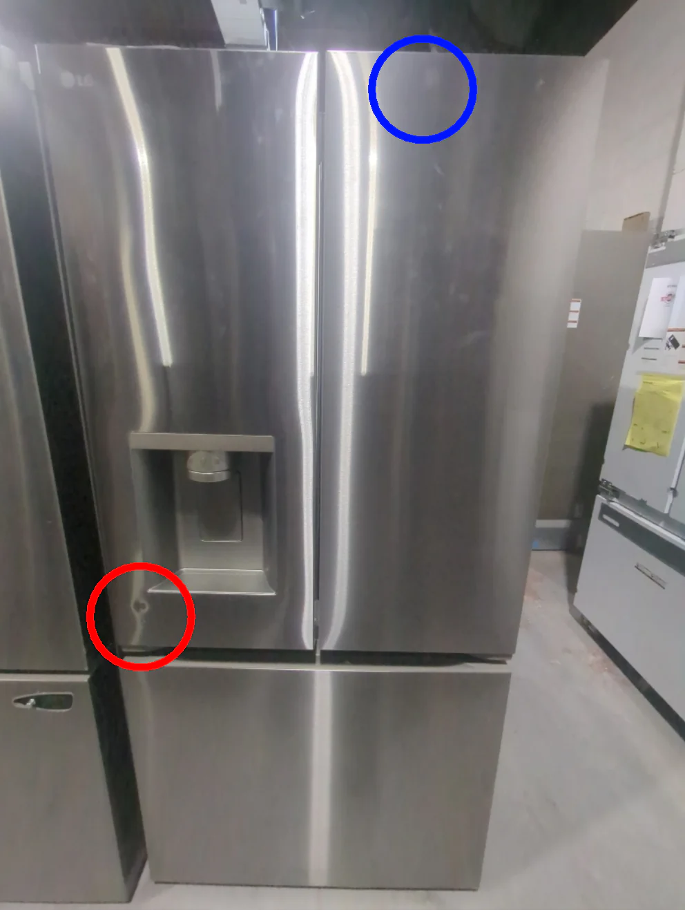LF20C6330S - REFRIGERATORS - LG - French 3-Door - Stainless Steel - Open Box - Image 2