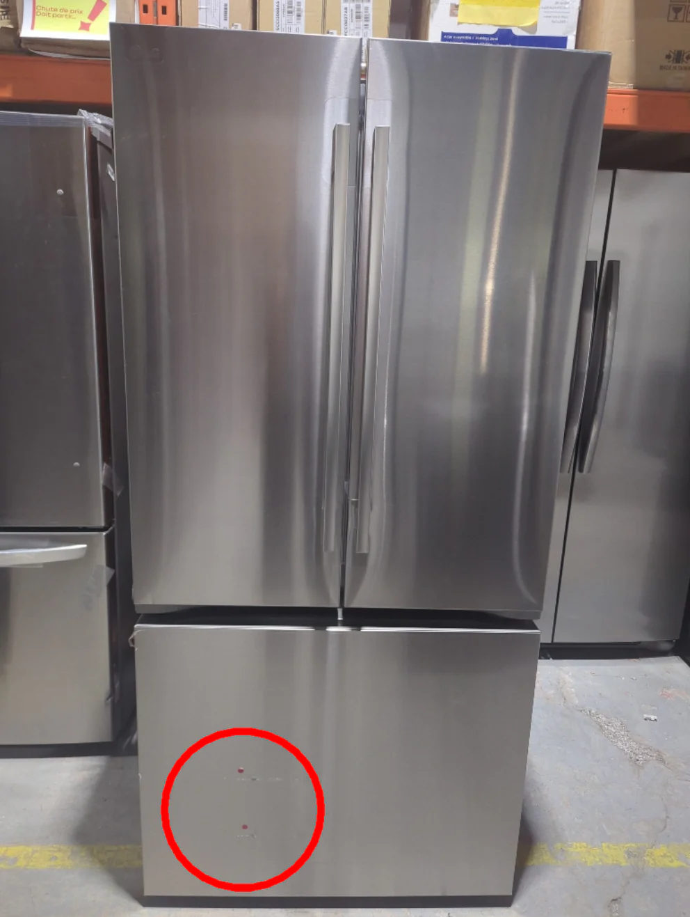 LF21G6201S - REFRIGERATORS - LG - French 3-Door - Stainless Steel - Open Box - Image 2