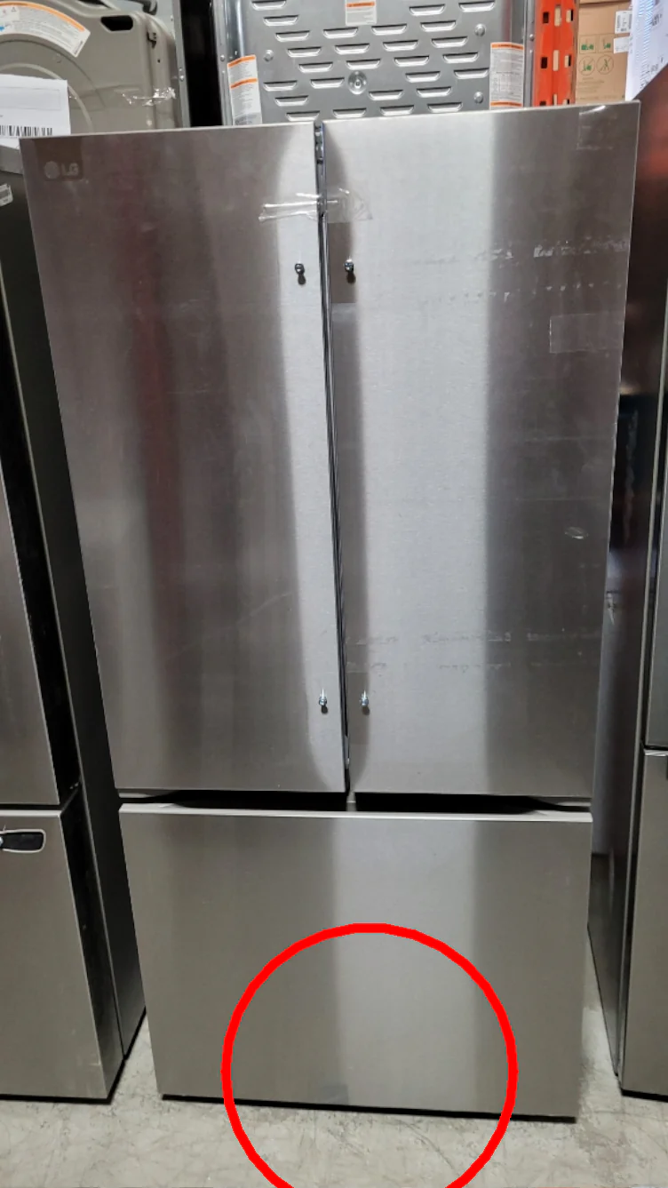 LF21G6201S - REFRIGERATORS - LG - French 3-Door - Stainless Steel - Open Box - Image 3